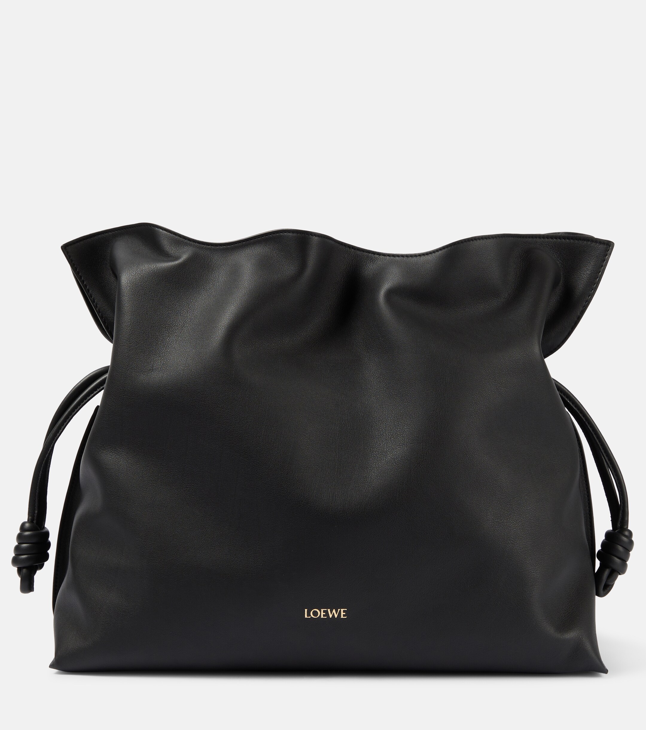 Loewe Flamenco XL leather clutch