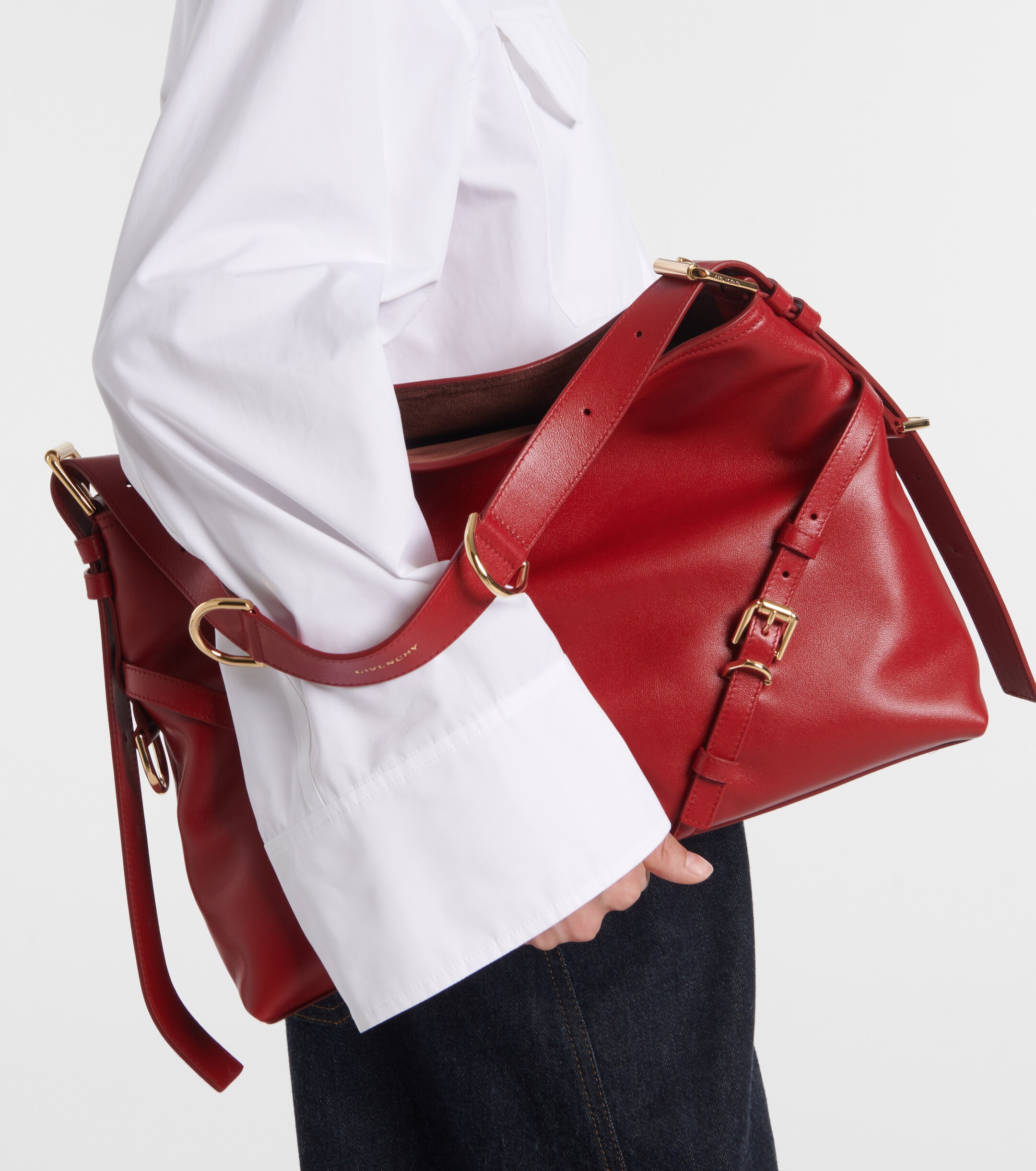 Givenchy Voyou Medium leather shoulder bag