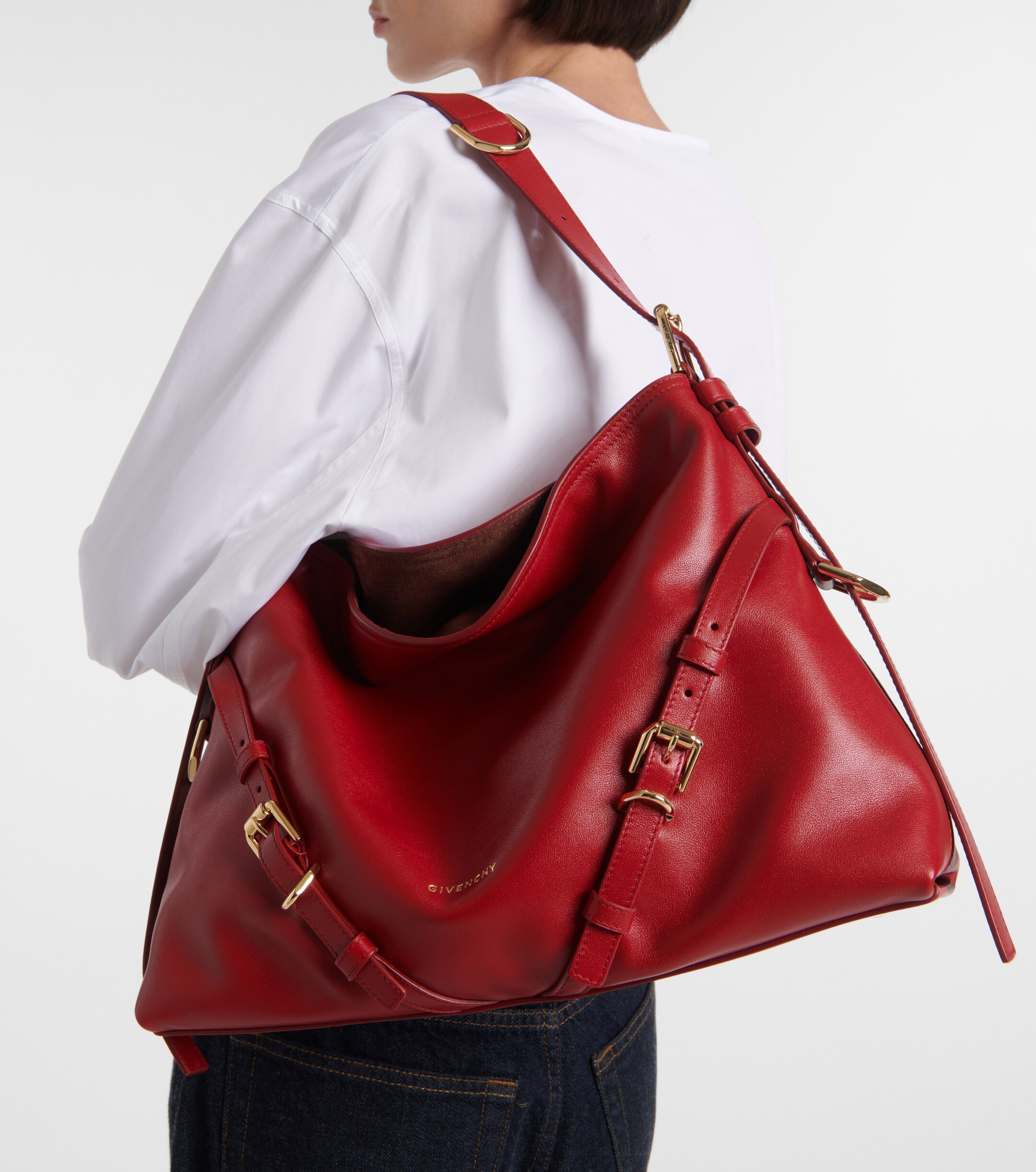 Givenchy Voyou Medium leather shoulder bag