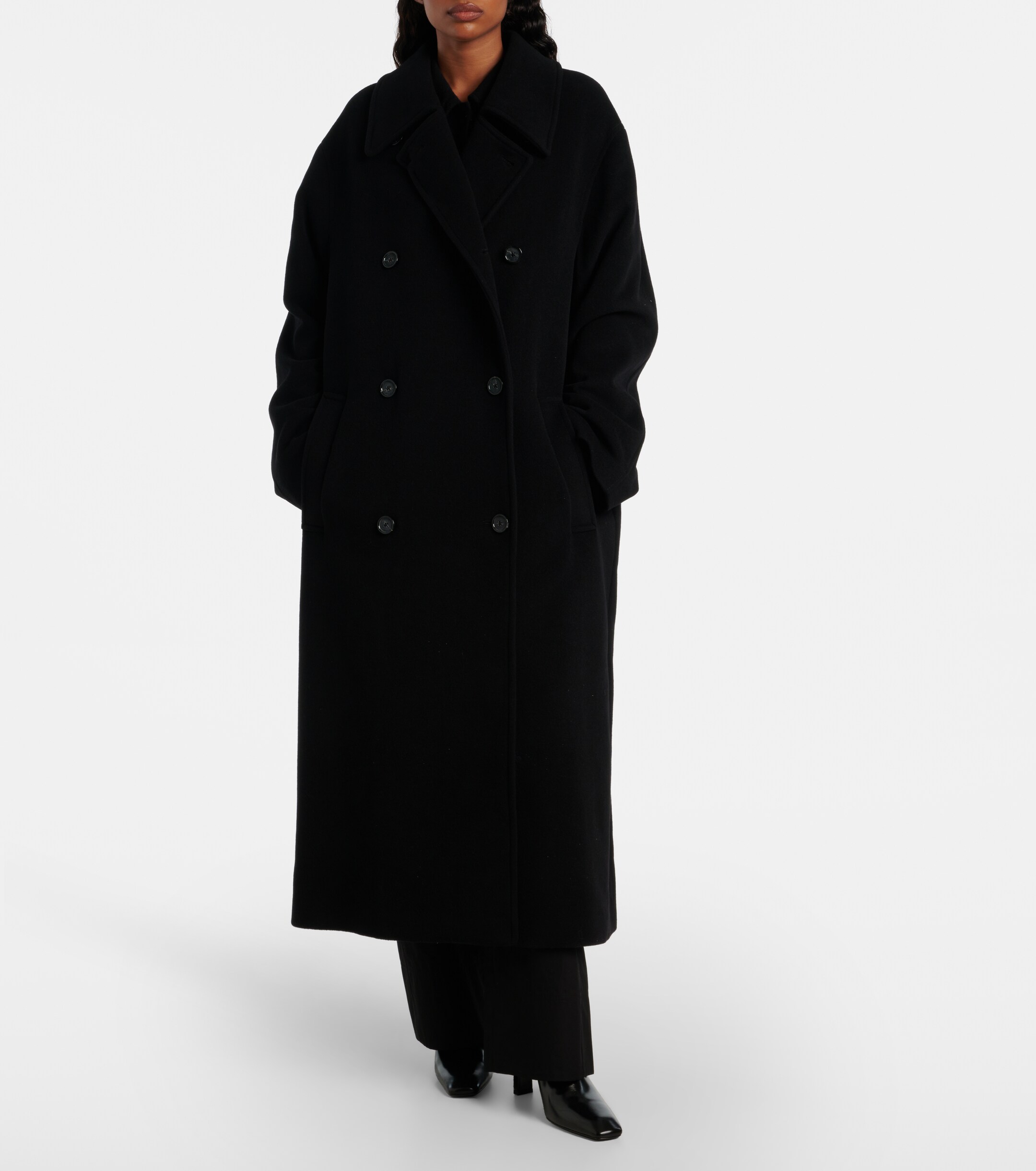 TOTEME Double-breasted wool-blend coat