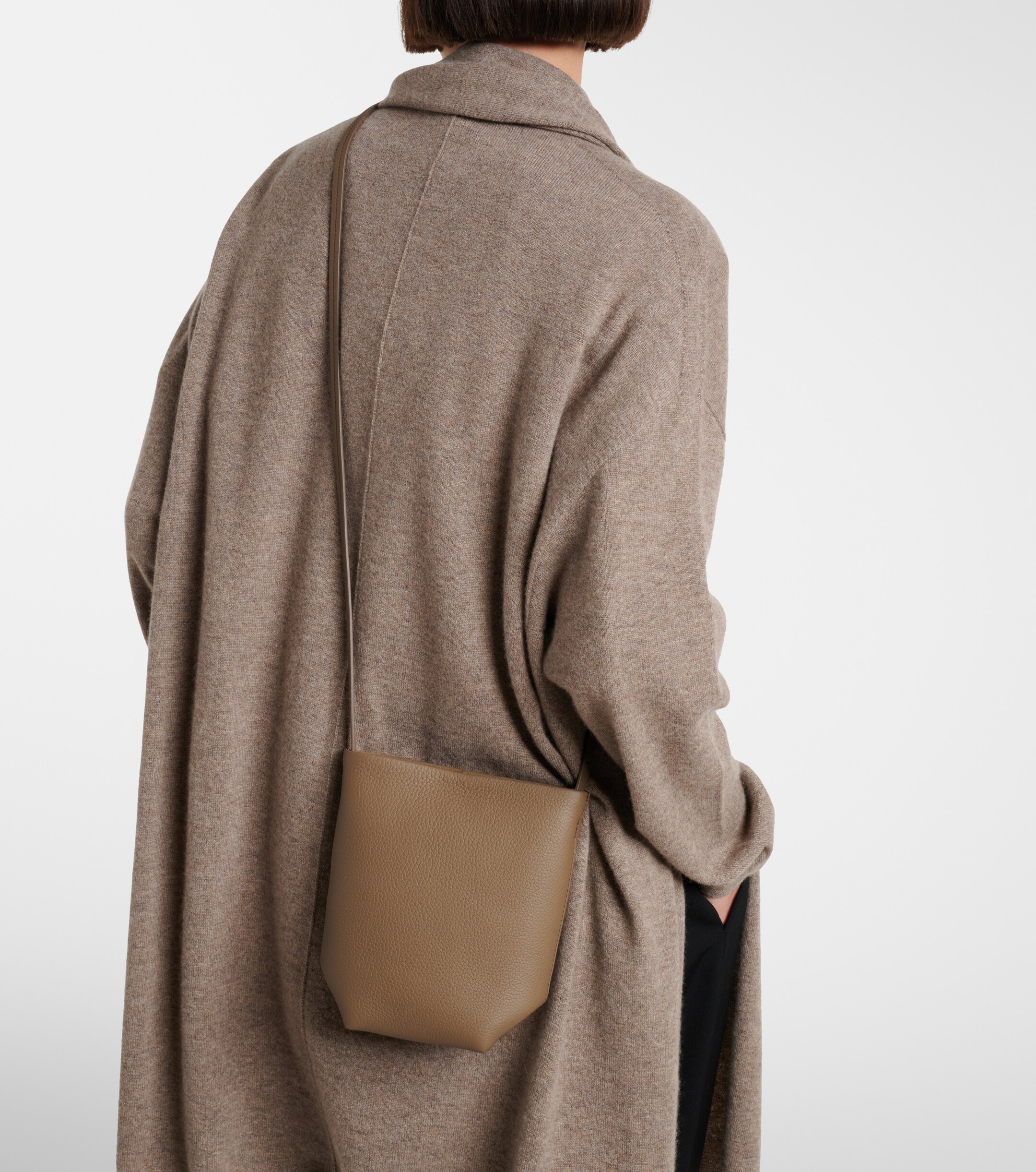 The Row N/S Park leather crossbody bag