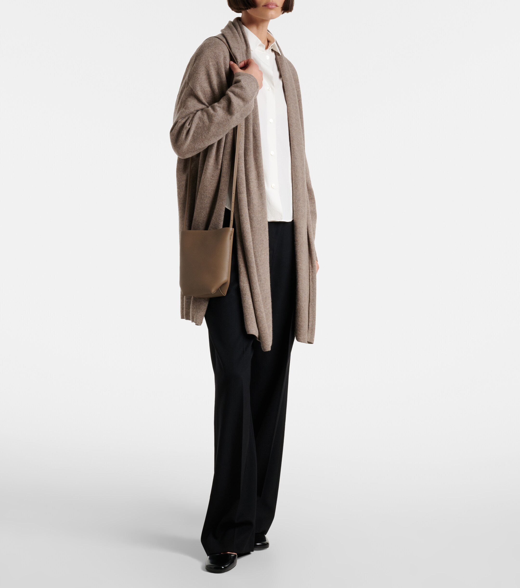 The Row N/S Park leather crossbody bag