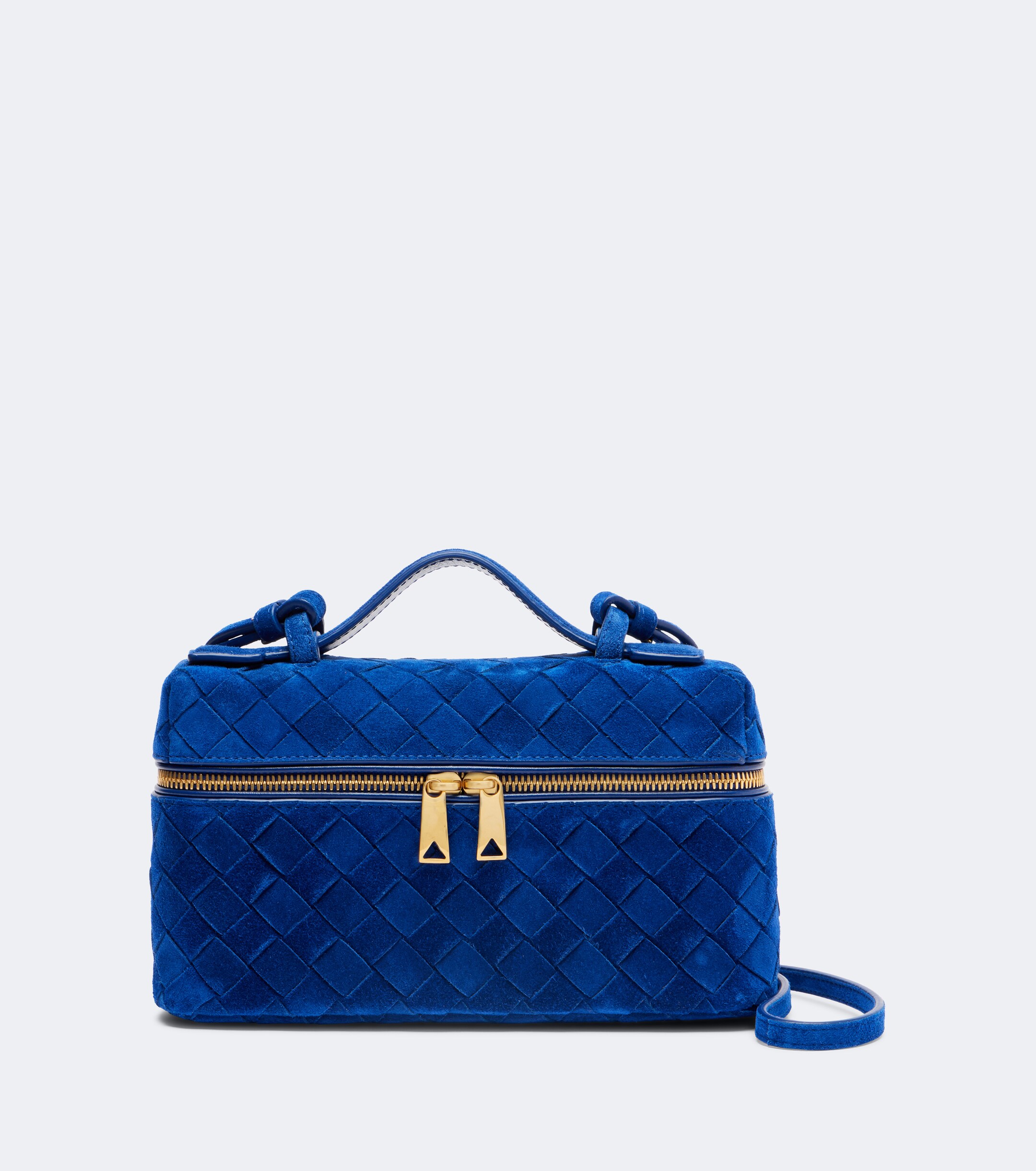 Bottega Veneta Bang Bang Intrecciato suede vanity bag