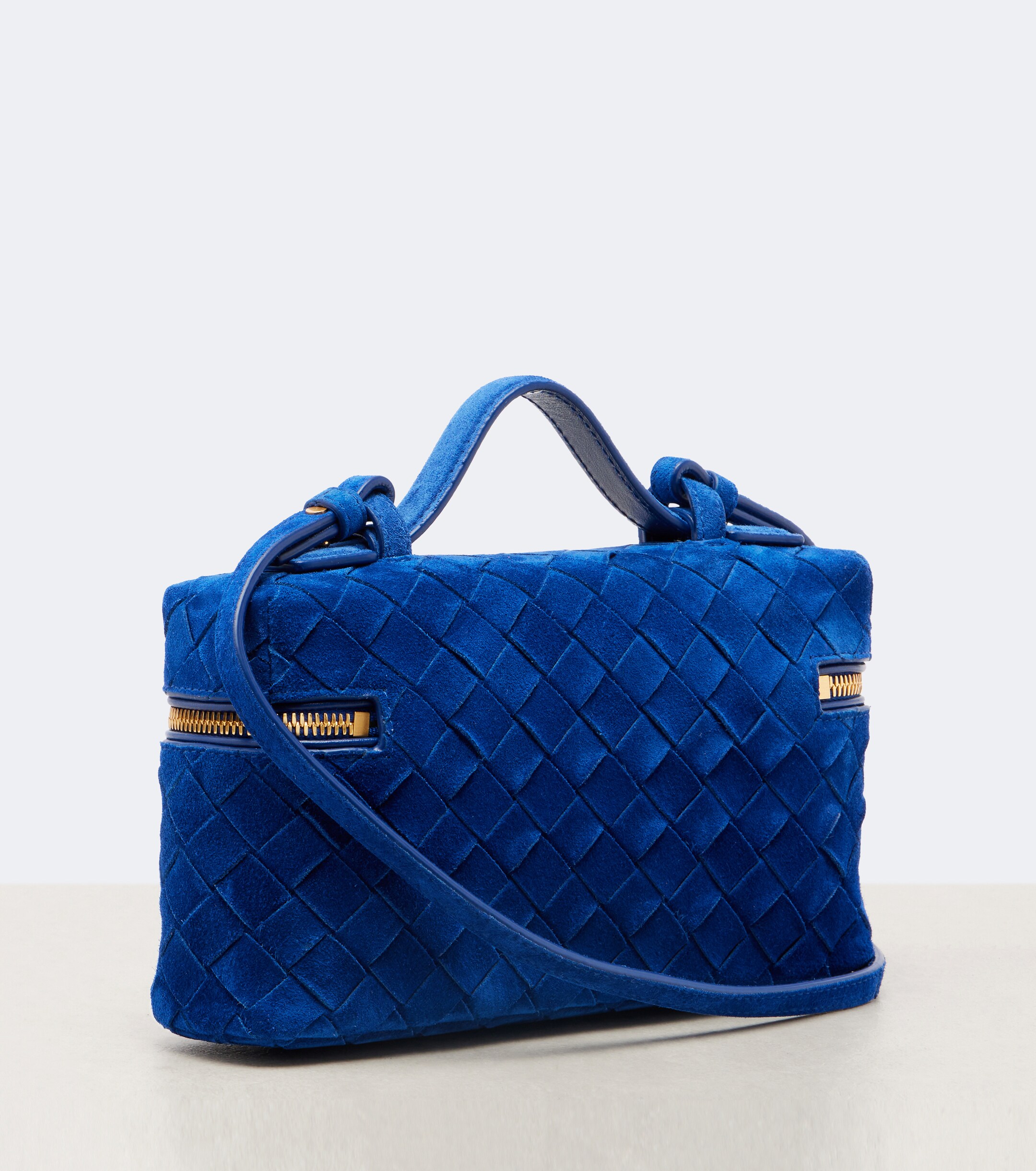 Bottega Veneta Bang Bang Intrecciato suede vanity bag