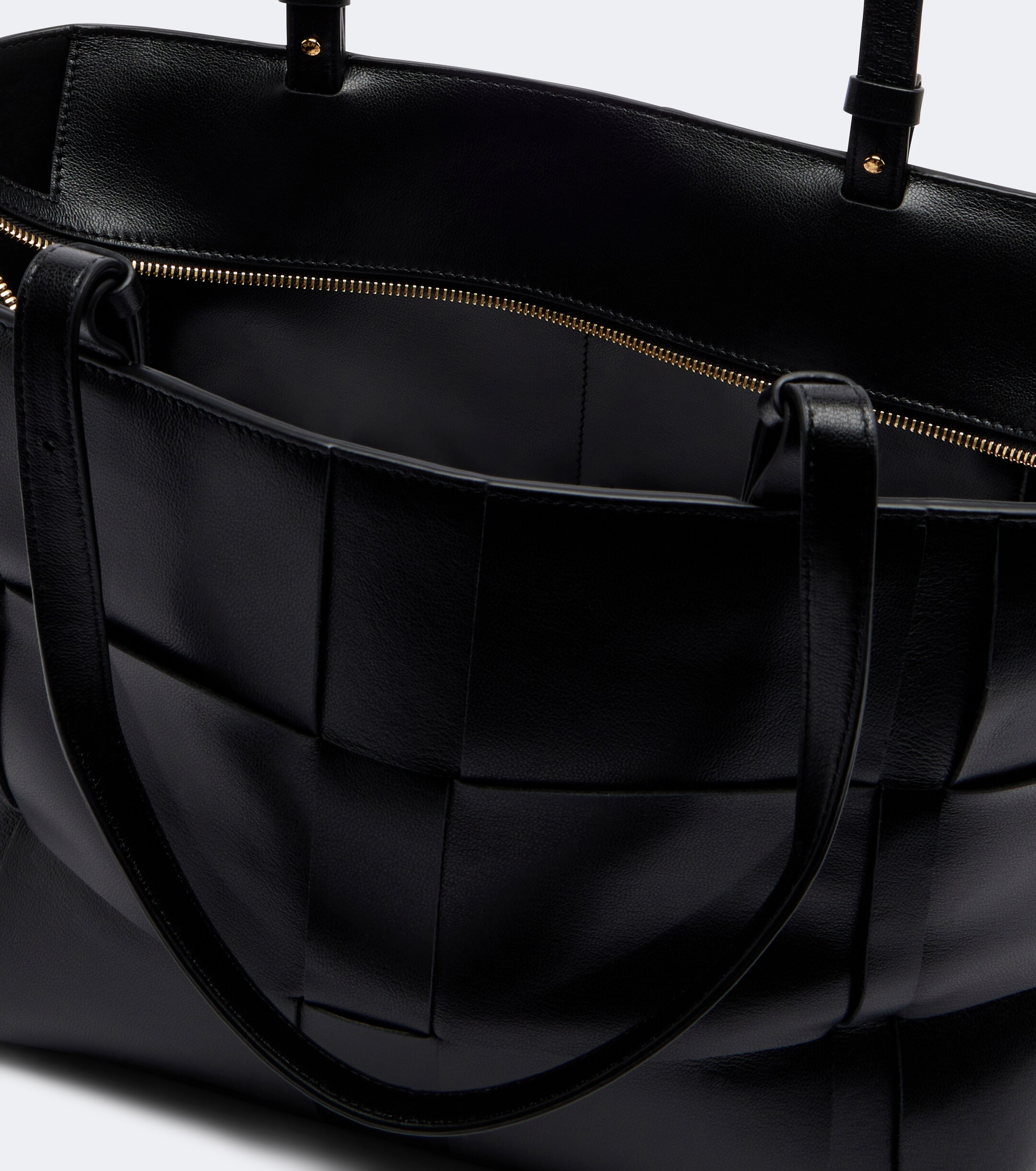 DeMellier Florence Large woven leather tote bag thumbnail