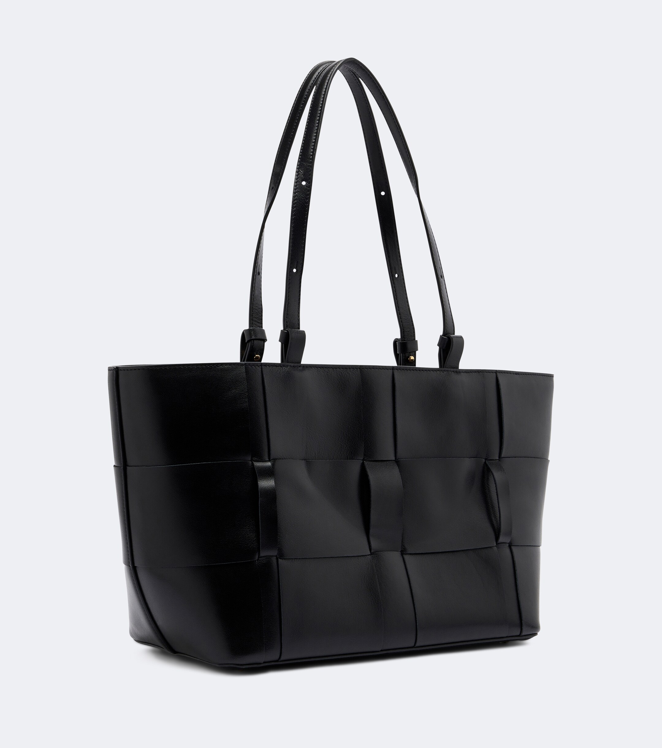 DeMellier Florence Large woven leather tote bag thumbnail