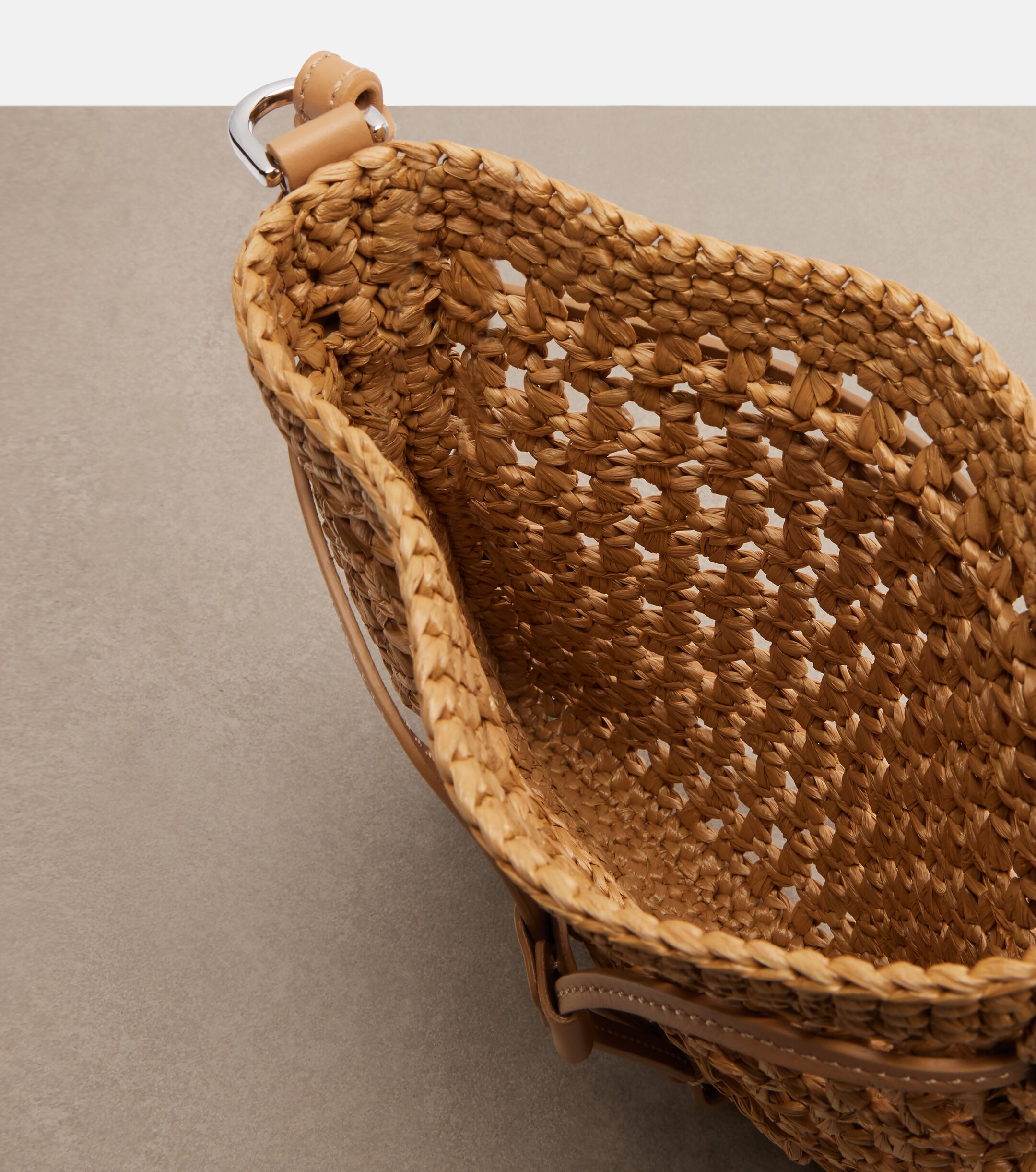 Tod's EBL Mini raffia-effect bucket bag