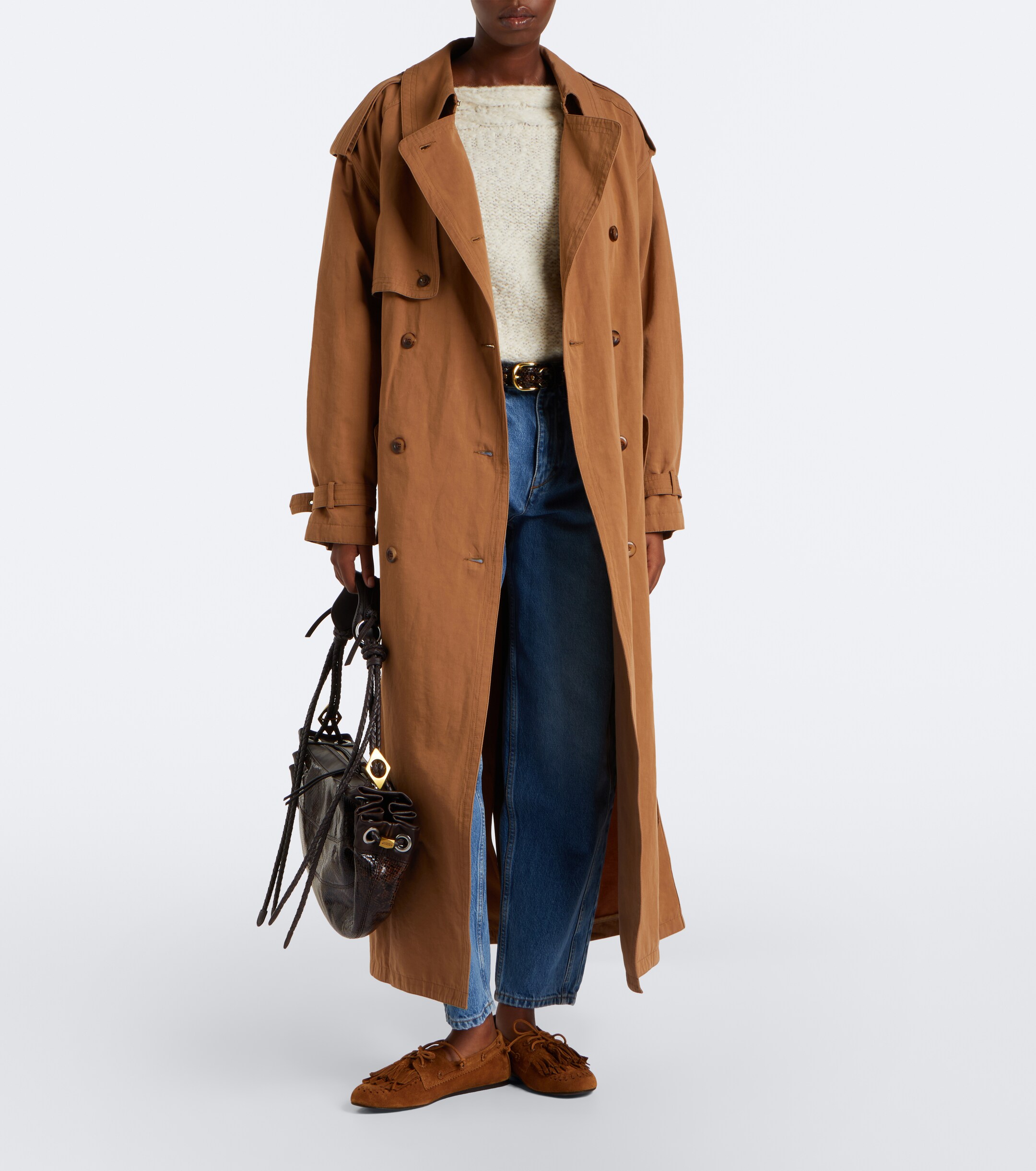Isabel Marant Isabel Marant Fersi fringed suede boat shoes