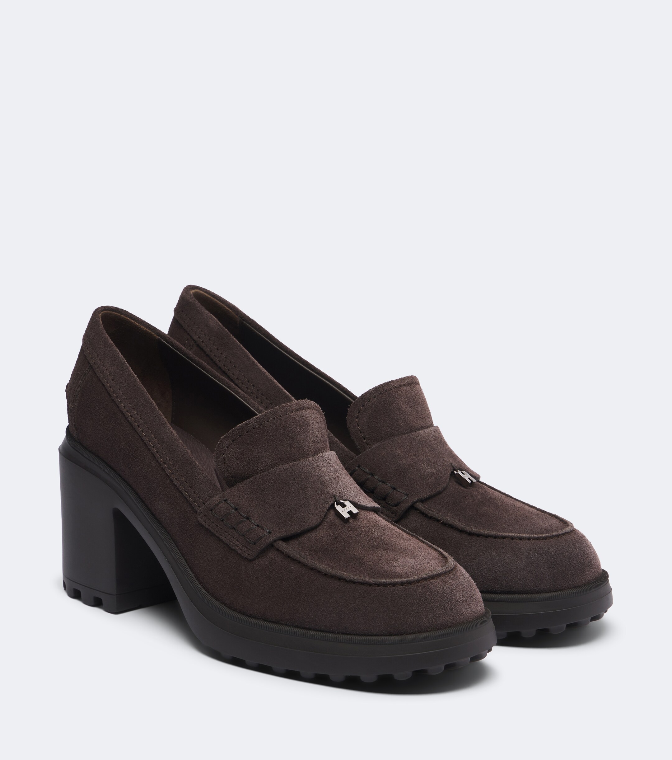 Hogan Hogan Suede loafer pumps