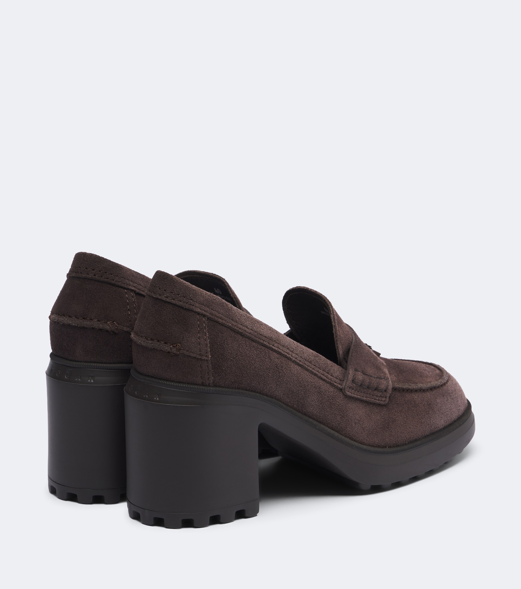 Hogan Hogan Suede loafer pumps