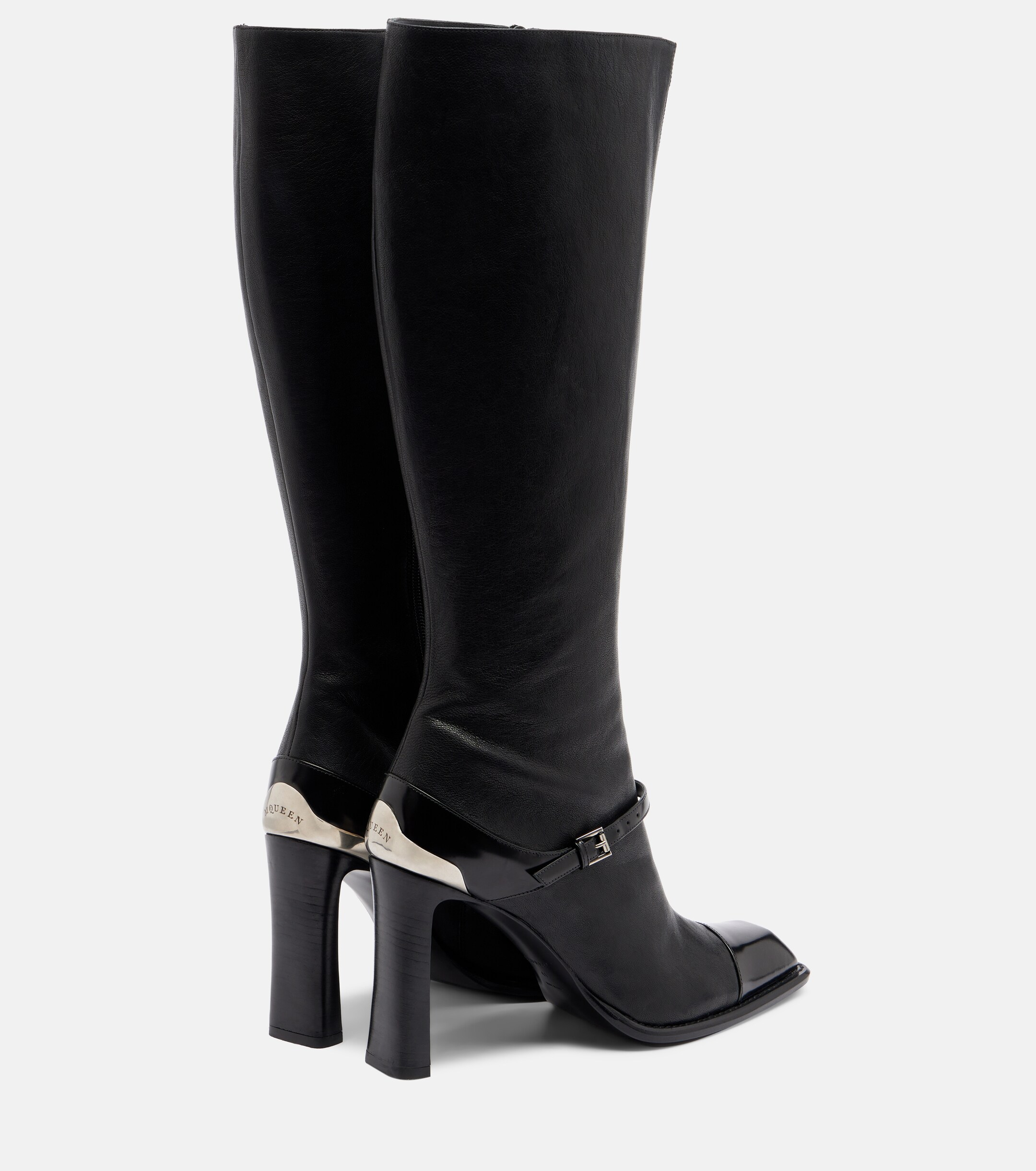 McQueen McQueen Niko leather knee-high boots