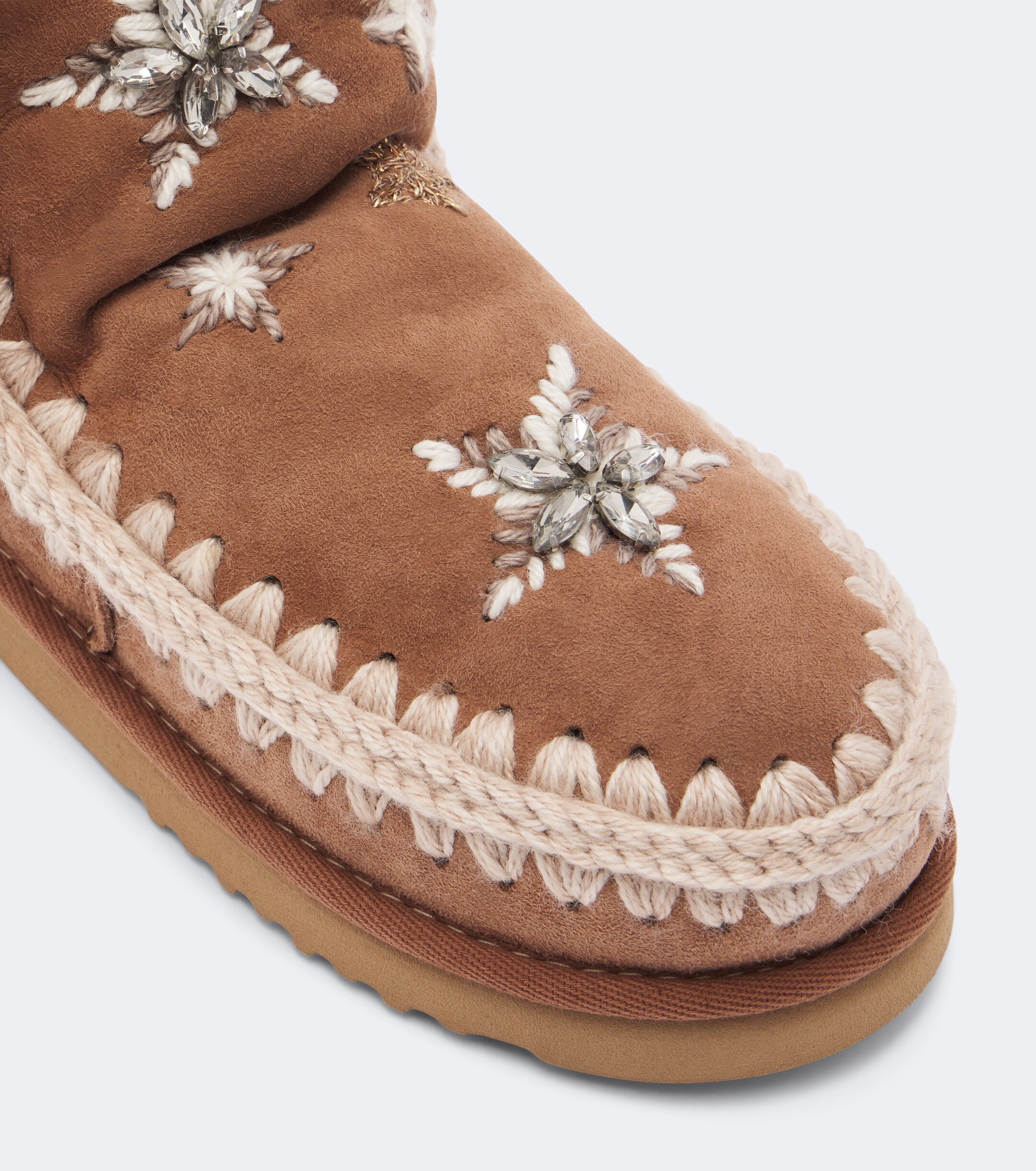 MOU Mou 18 embellished suede ankle boots