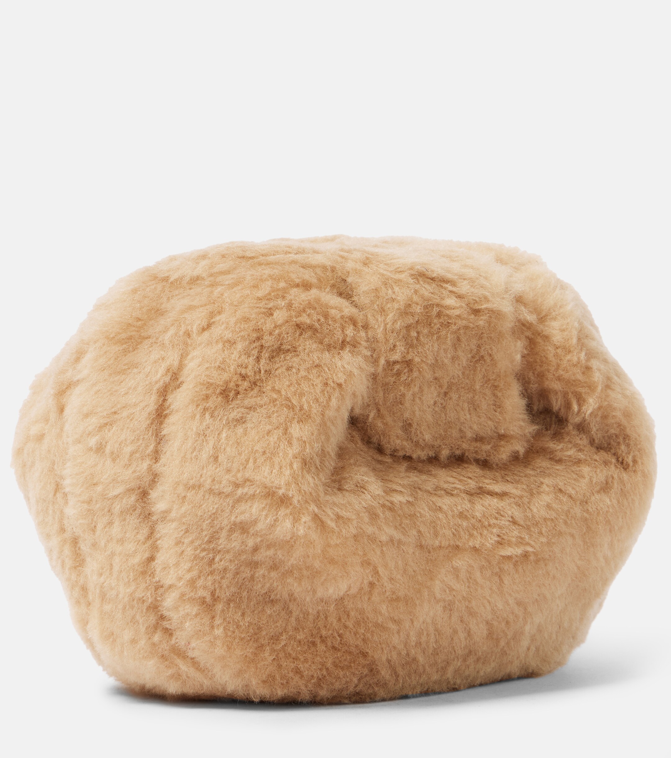 Gabriela Hearst Soft Demi faux shearling clutch