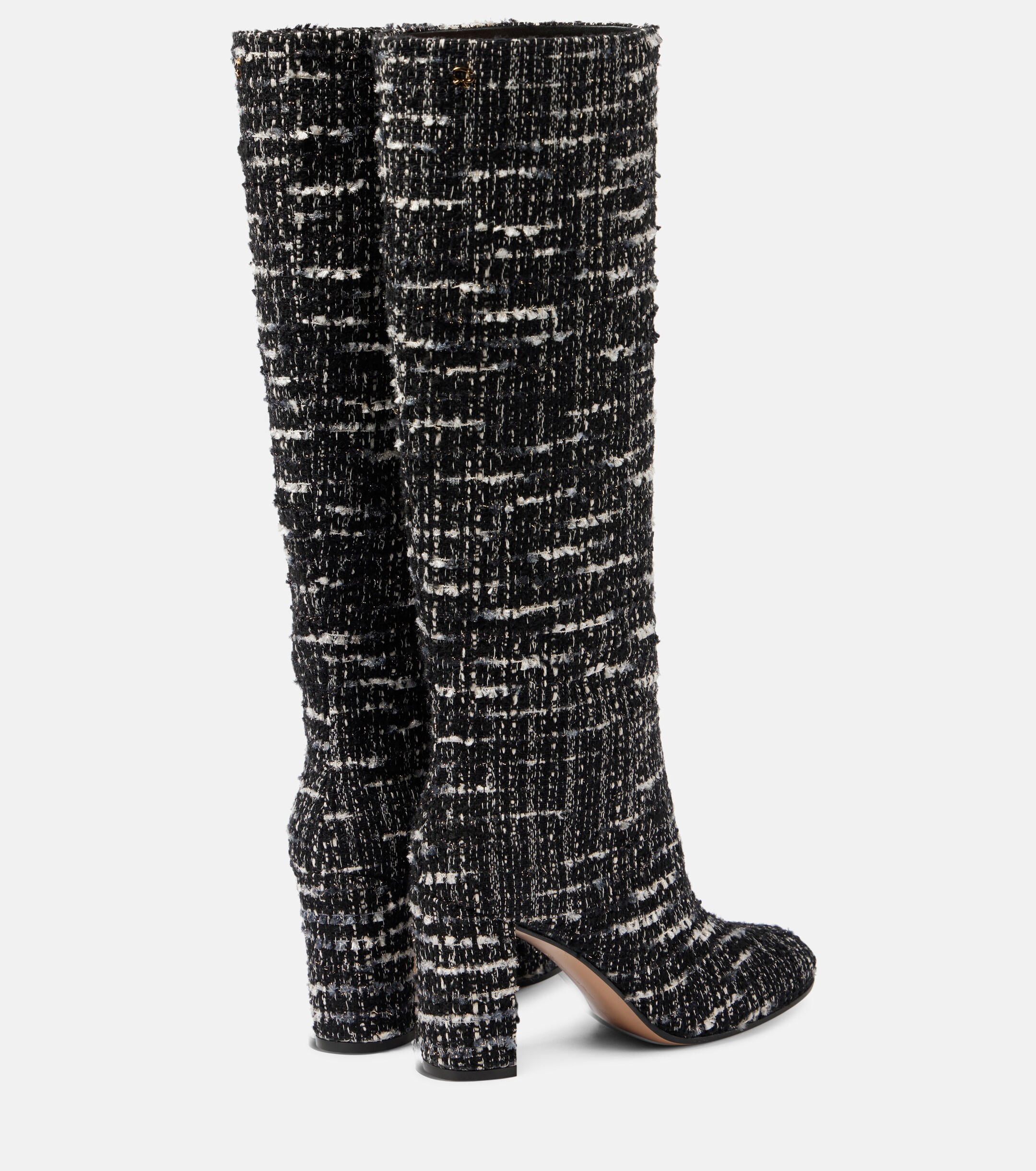 GIANVITO ROSSI Bouclé knee-high boots