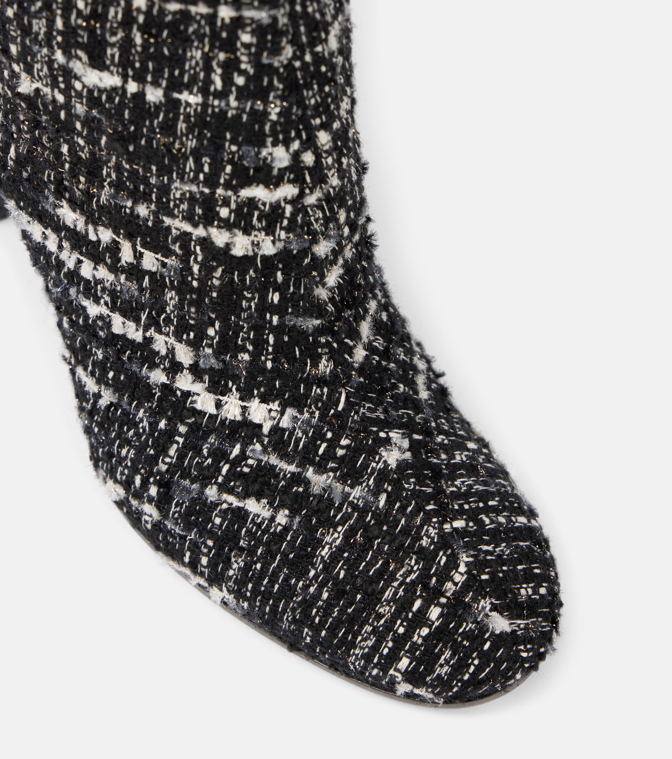 GIANVITO ROSSI Bouclé knee-high boots