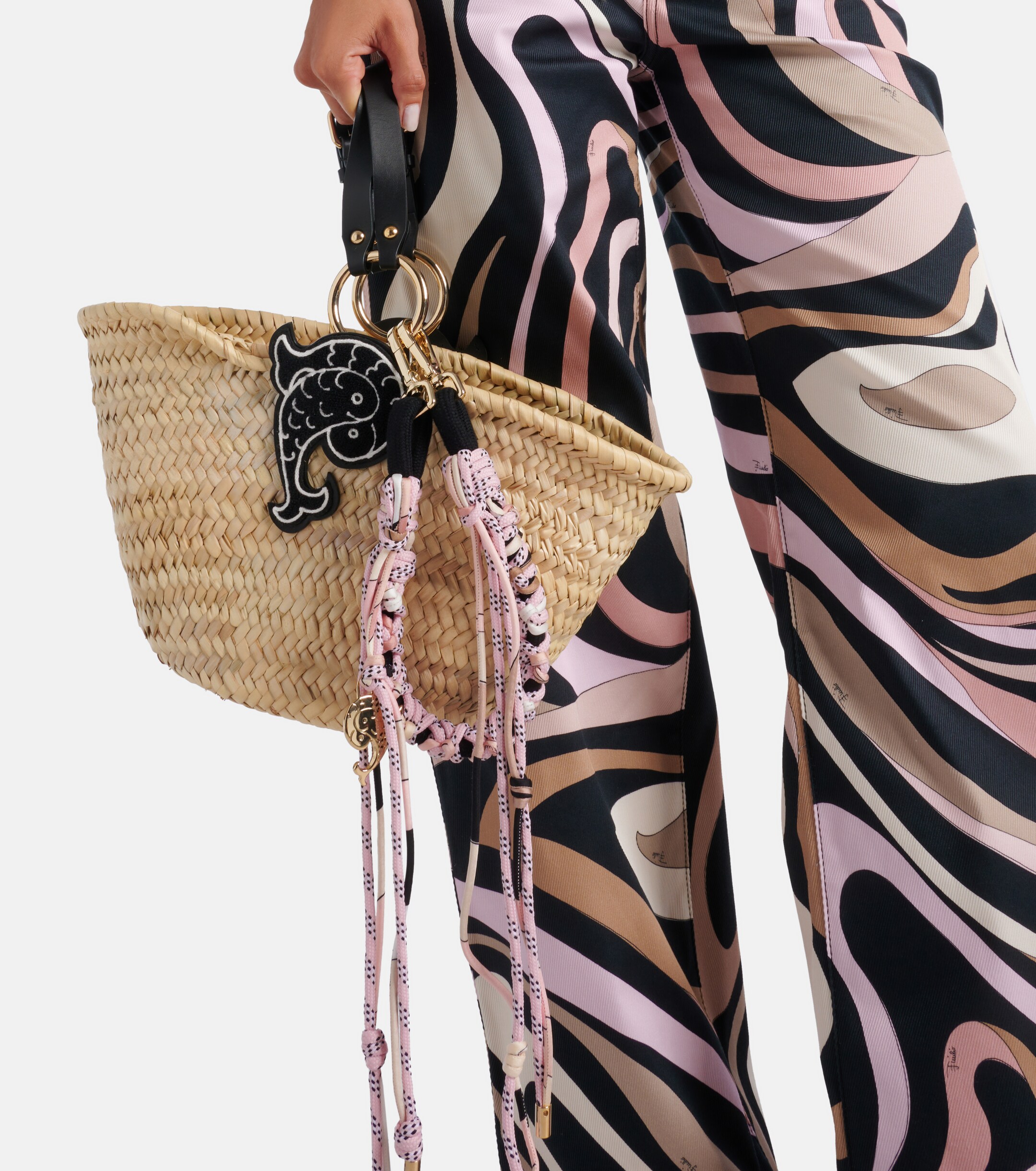 Pucci Puccina straw basket bag