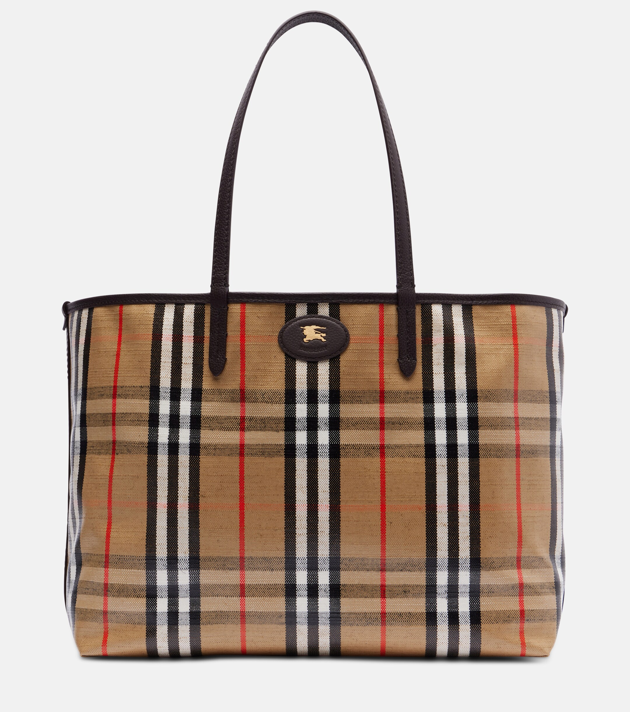 Burberry Highlands Medium jacquard tote bag