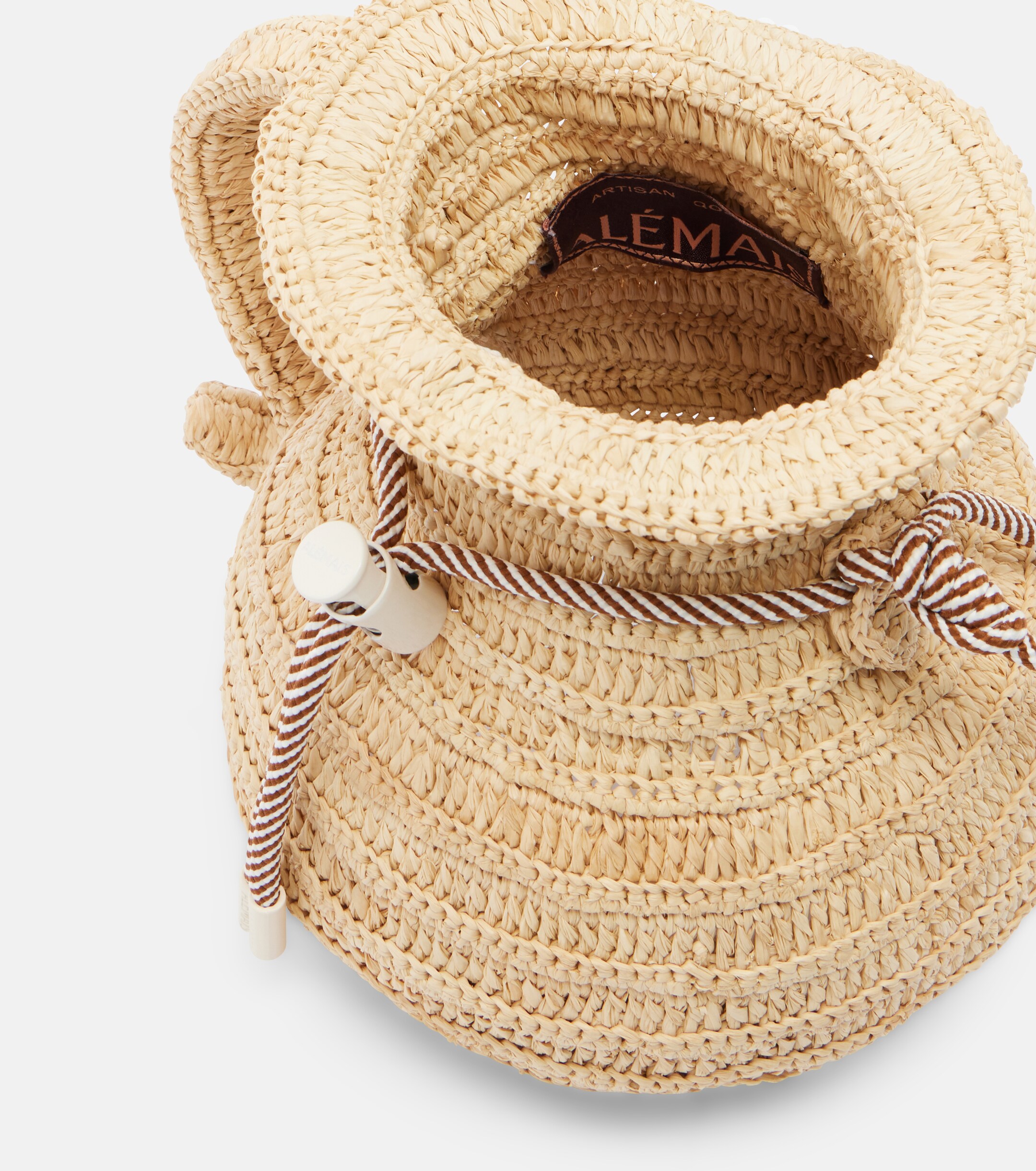 Alémais Alémais Michelle raffia crossbody bag