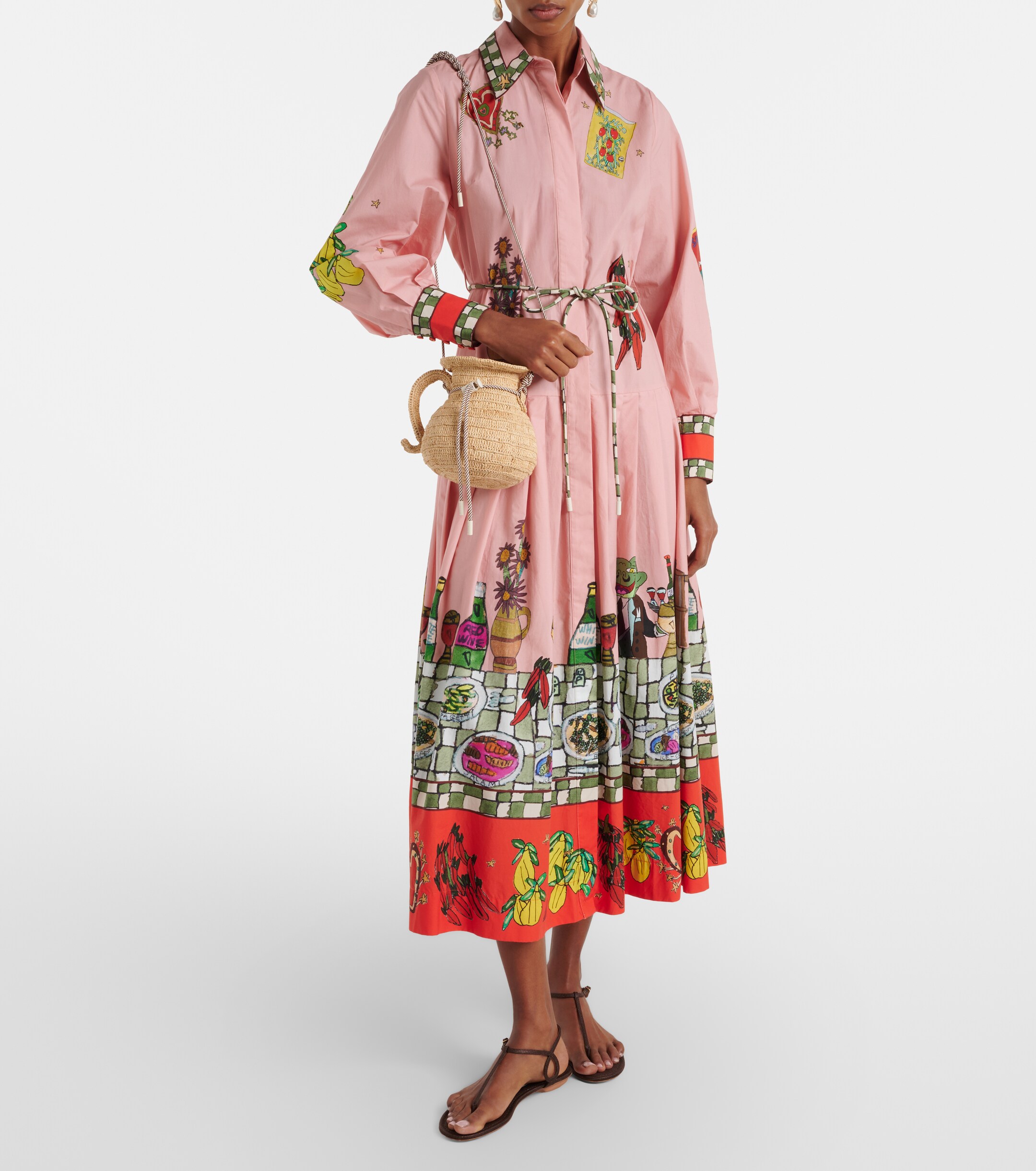 Alémais Alémais Michelle raffia crossbody bag