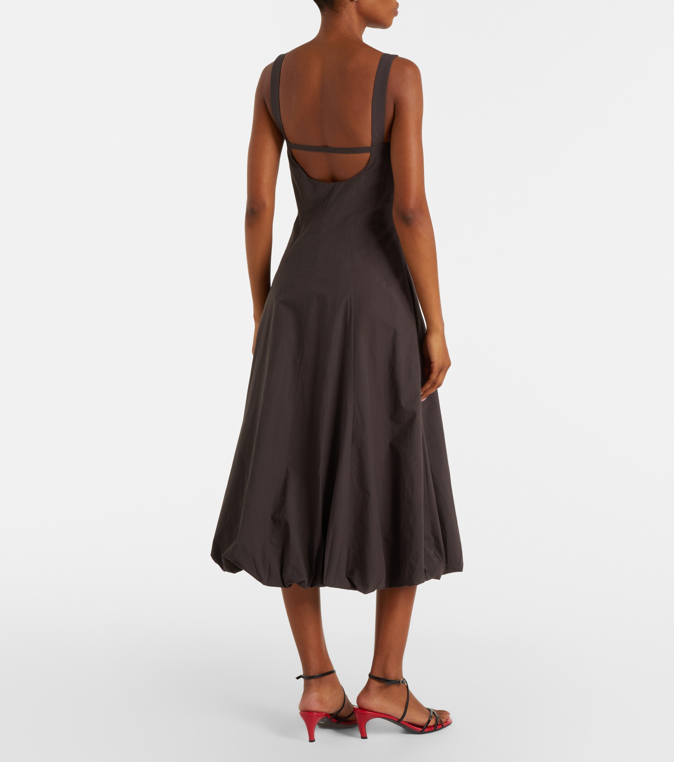 Proenza Schouler White Label Ella cotton midi dress thumbnail