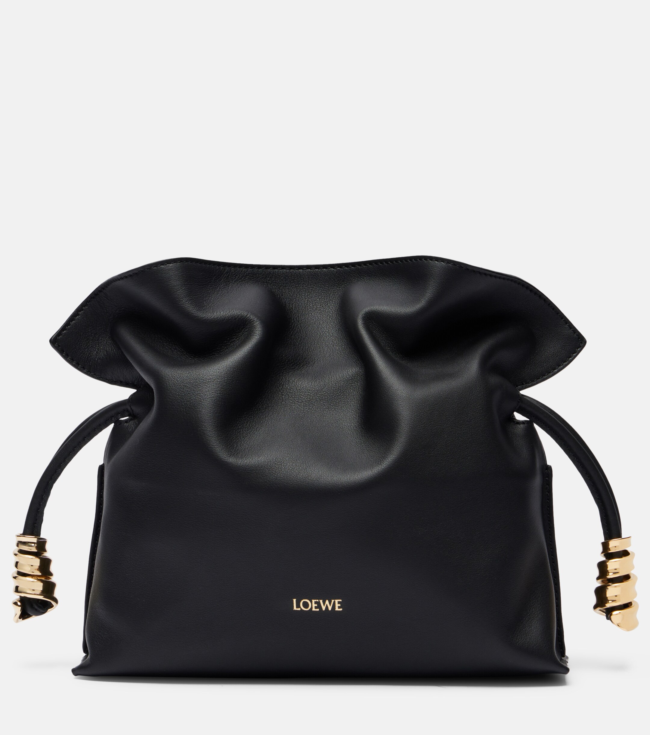 Loewe Flamenco Coil Mini leather clutch