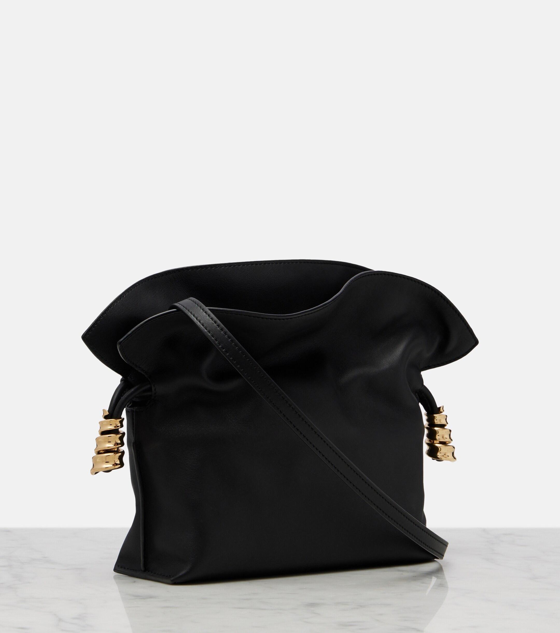 Loewe Flamenco Coil Mini leather clutch