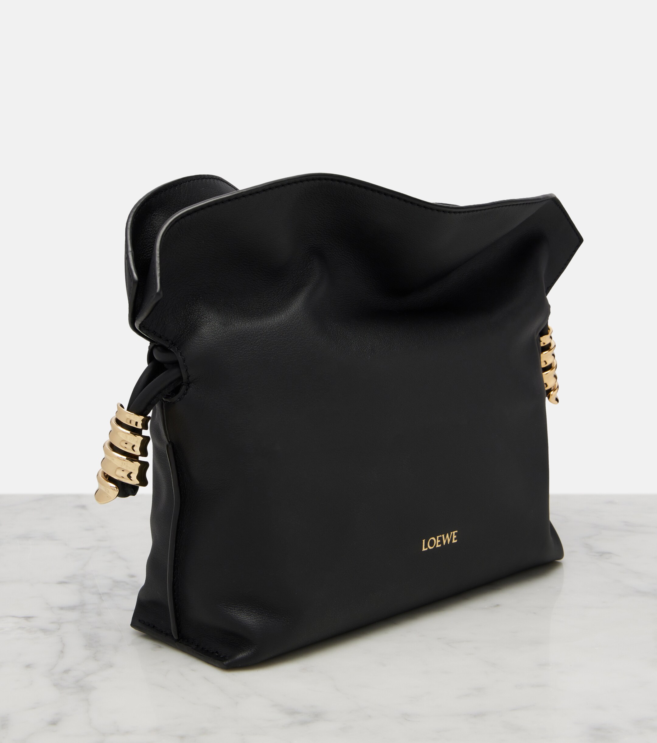 Loewe Flamenco Coil Mini leather clutch