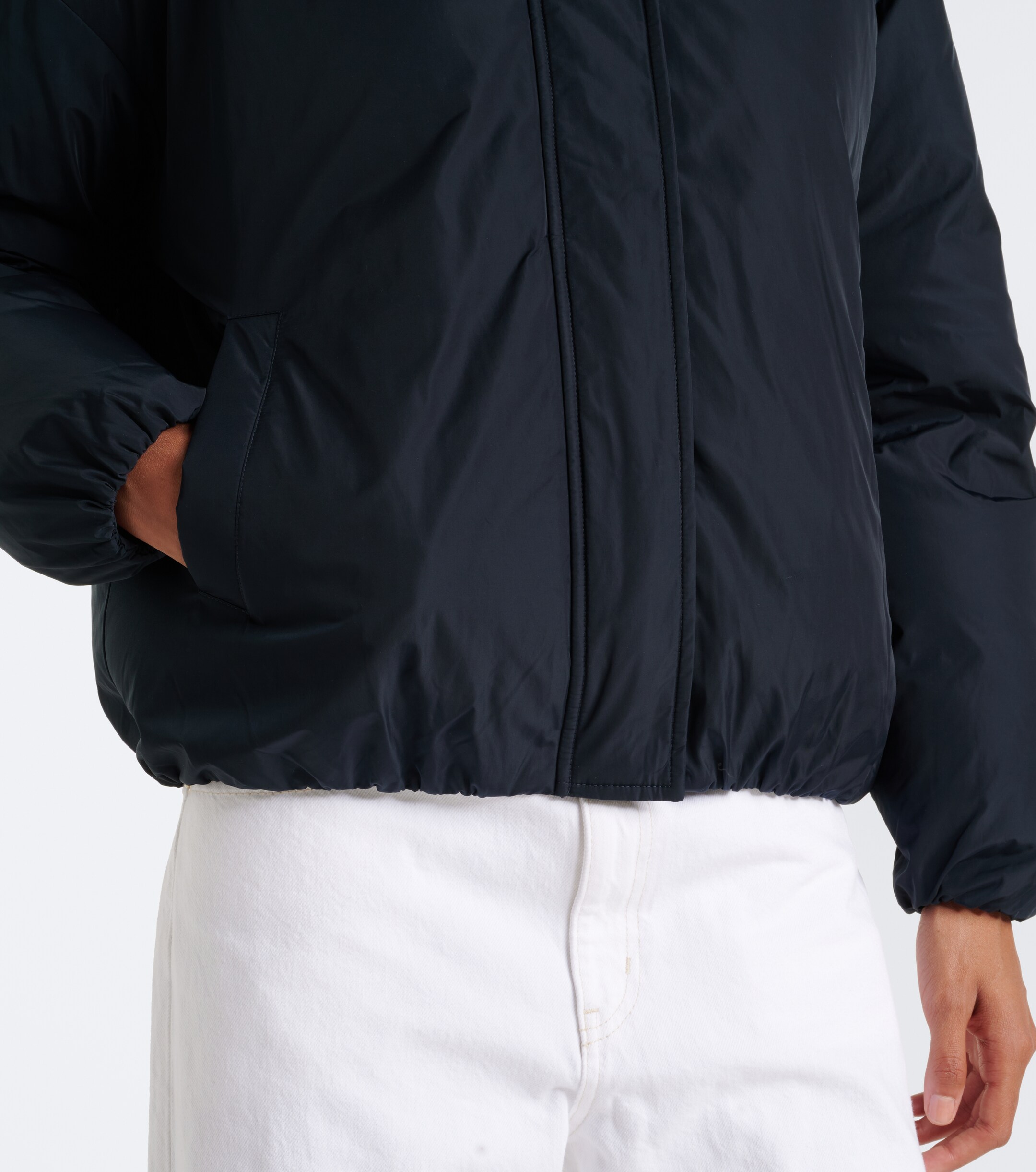 Yves Salomon Yves Salomon Wool-trimmed down jacket