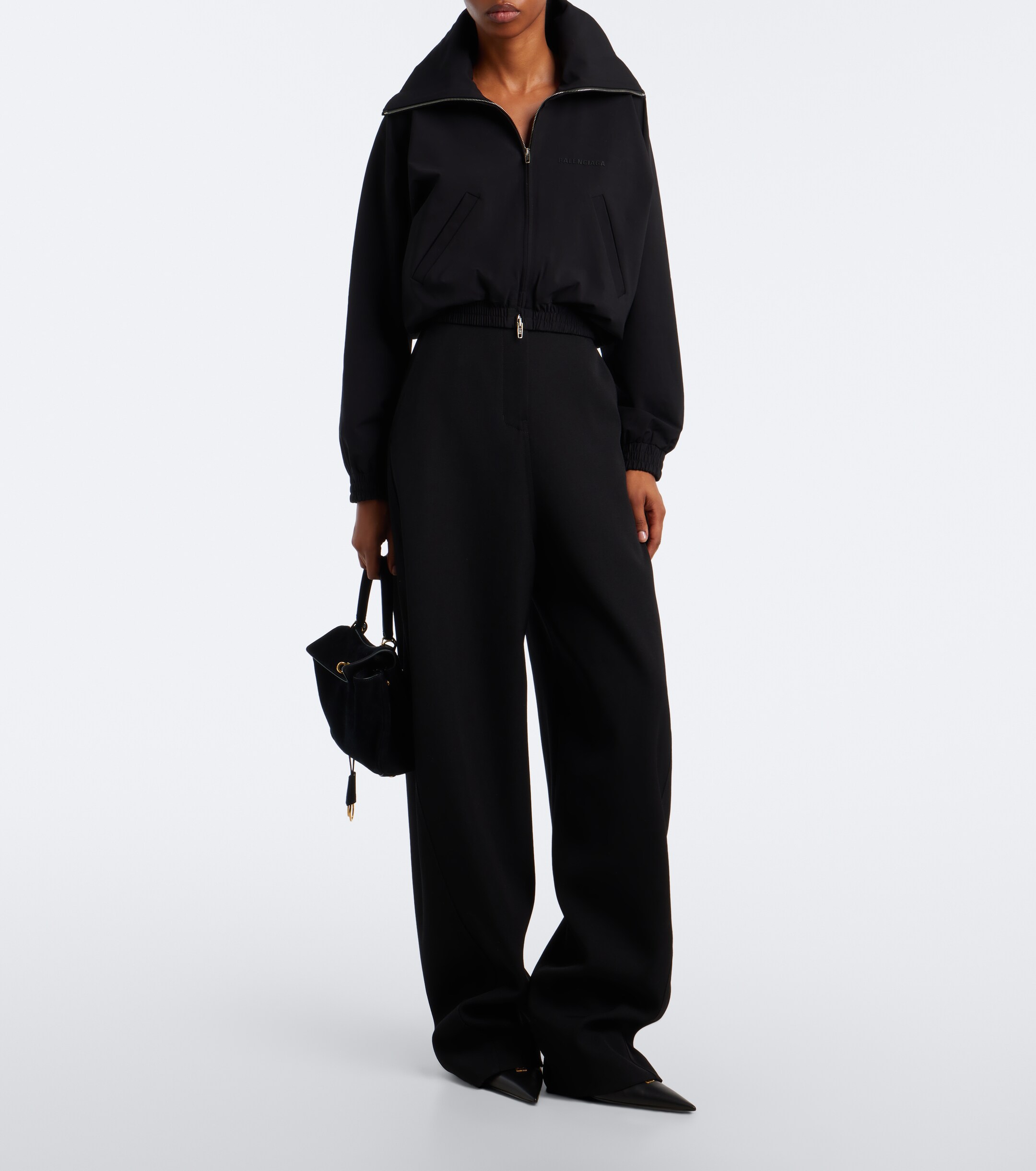 Balenciaga Balenciaga Cotton-blend blouson jacket