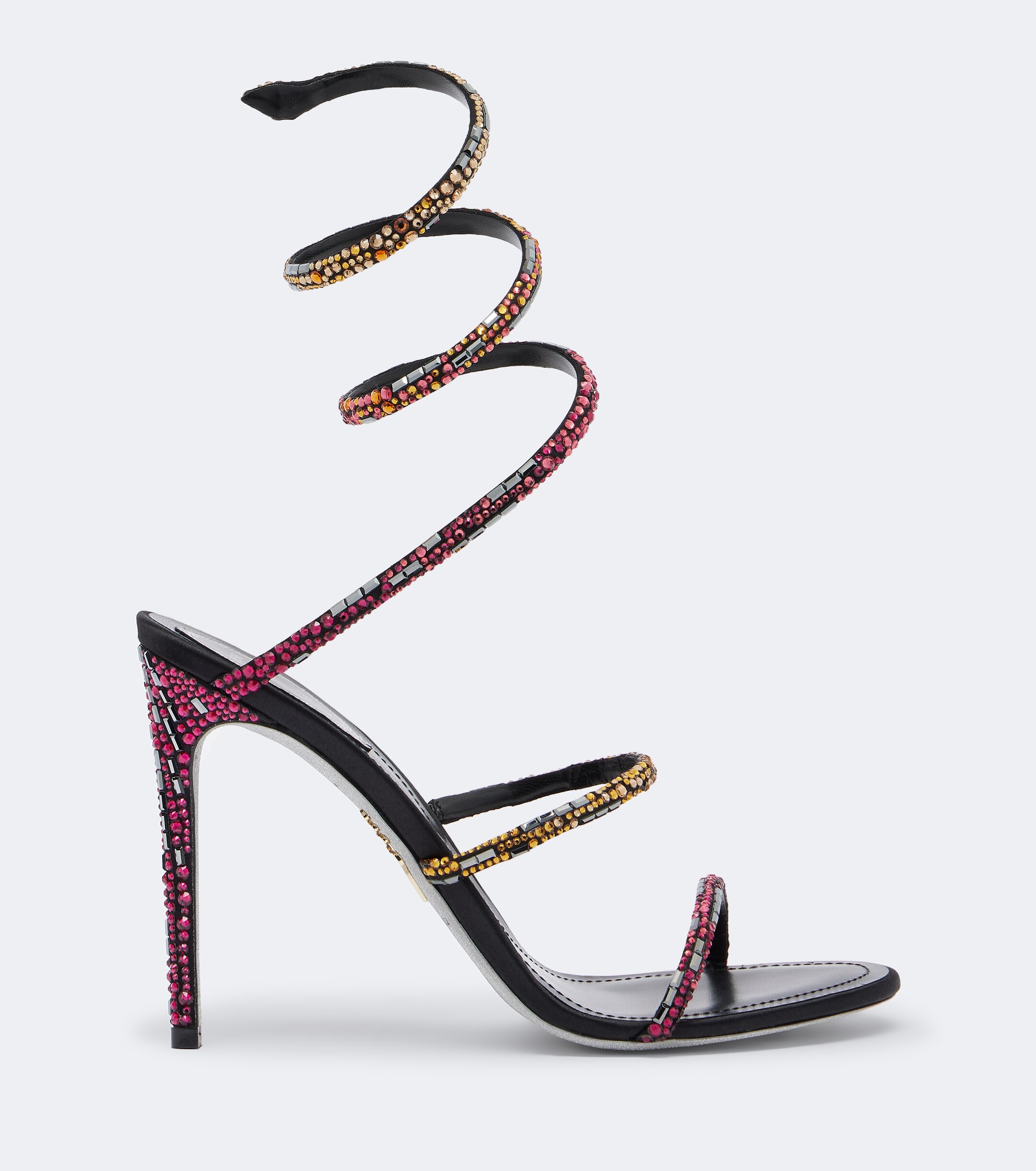 RENÉ CAOVILLA Rene Caovilla Cleo Swarovski-embellished satin sandals