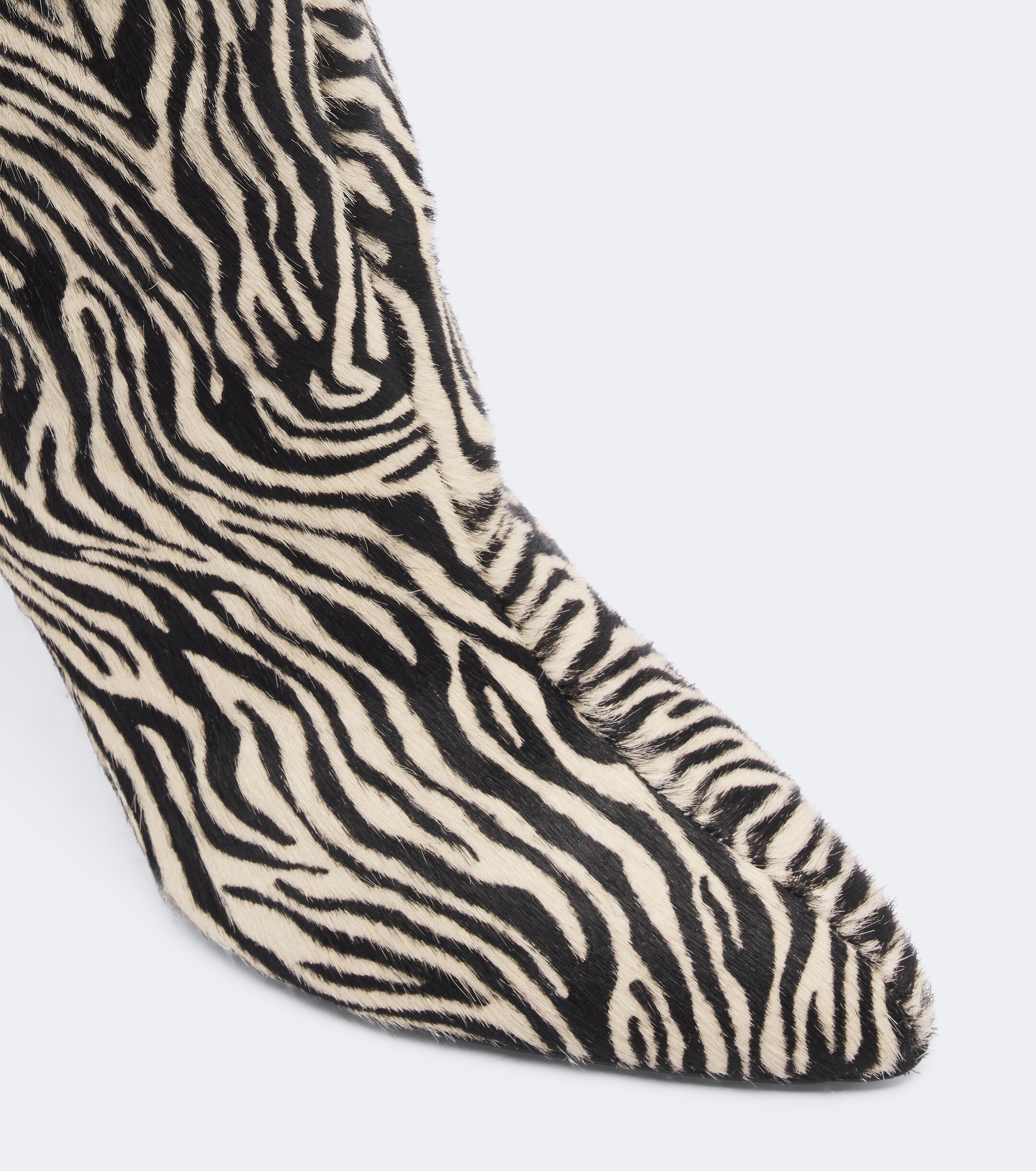 Isabel Marant Isabel Marant Jany zebra-print calf hair knee-high boots