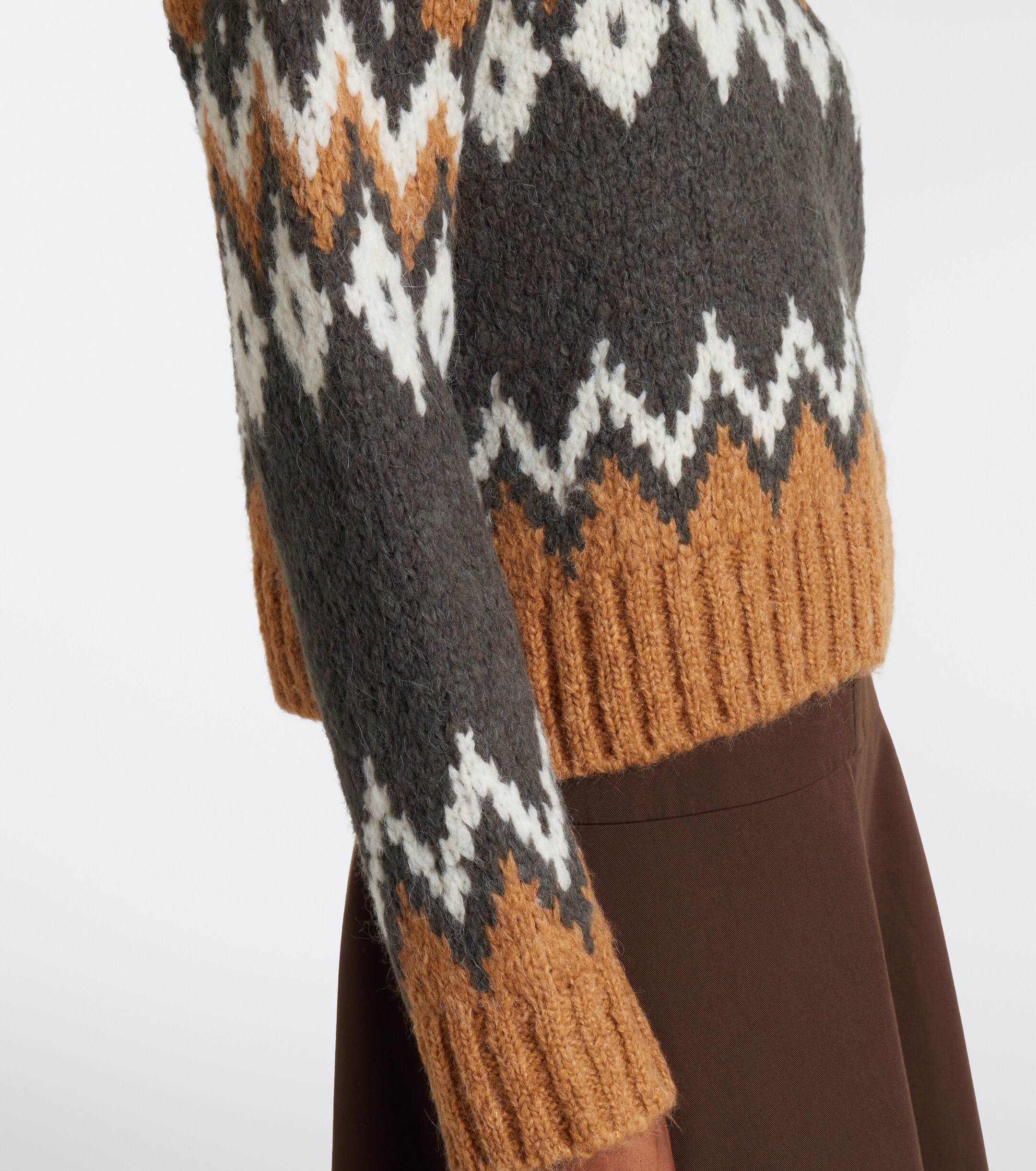 Veronica Beard Veronica Beard Jessalyn Fair Isle alpaca and wool-blend sweater