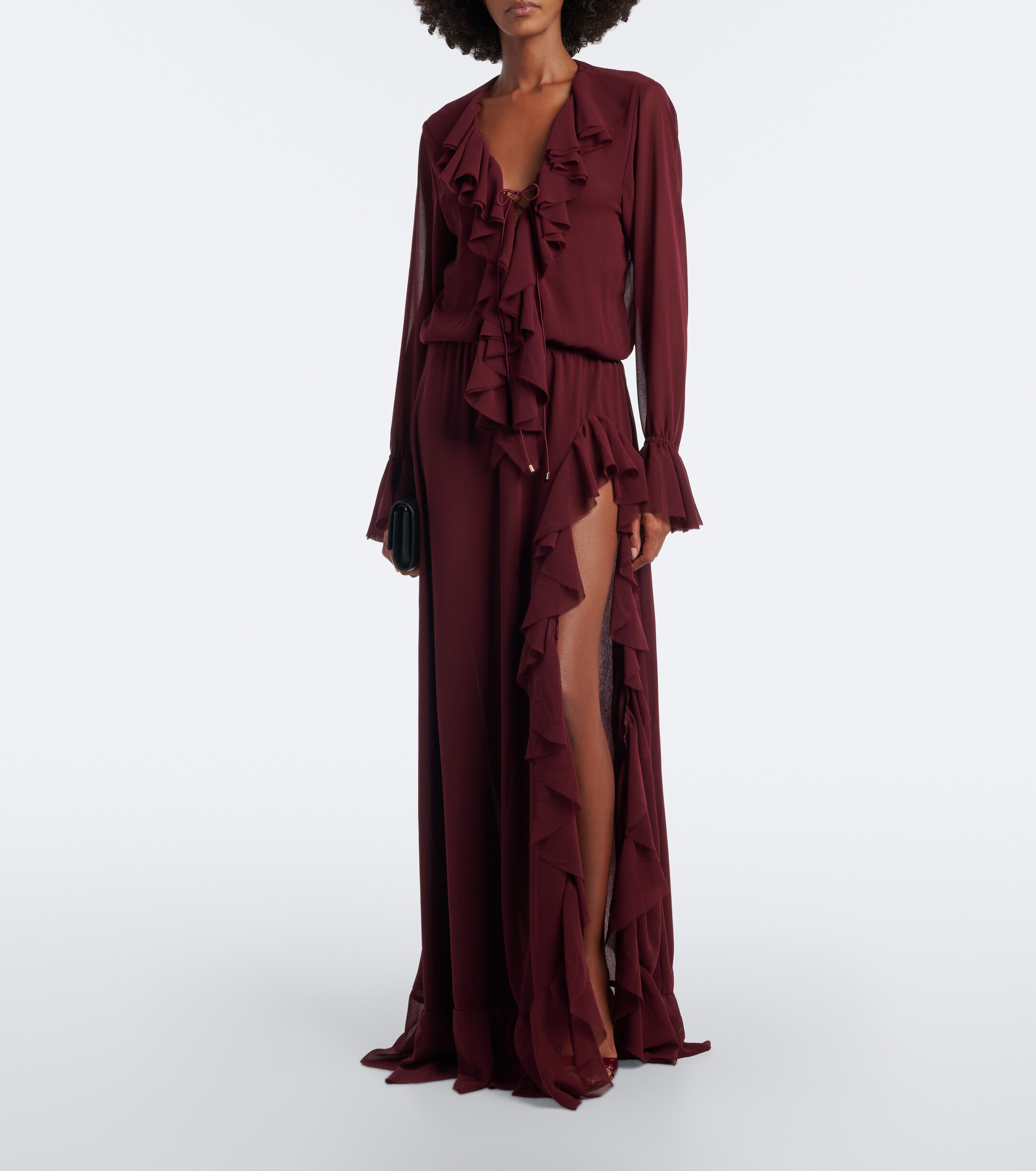 Bananhot Bananhot Bellen ruffled maxi dress