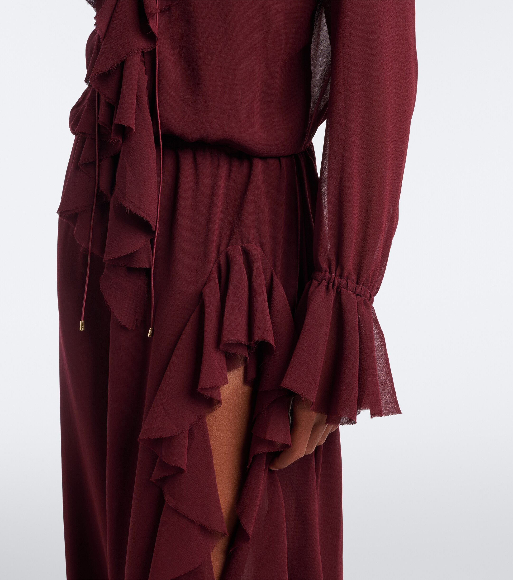 Bananhot Bananhot Bellen ruffled maxi dress