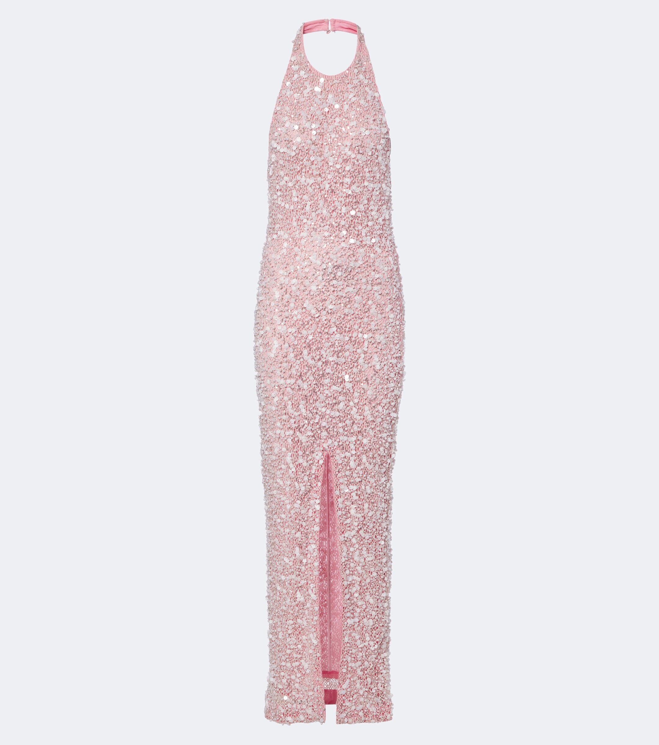 LA FUORI Là Fuori Isolde sequined halterneck gown