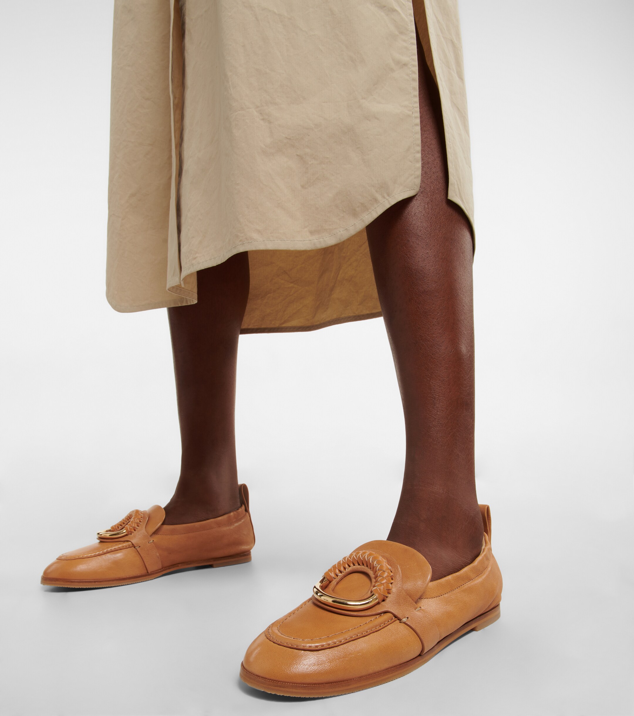 See By Chloé Hana embellished leather loafers