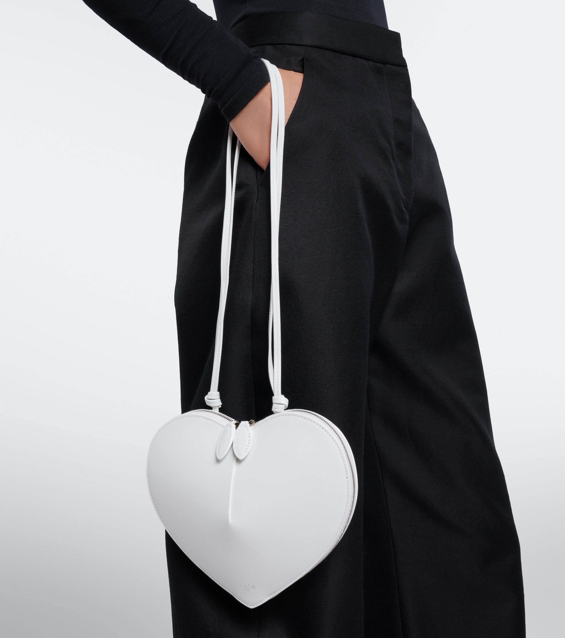 Alaïa Le Coeur leather crossbody bag