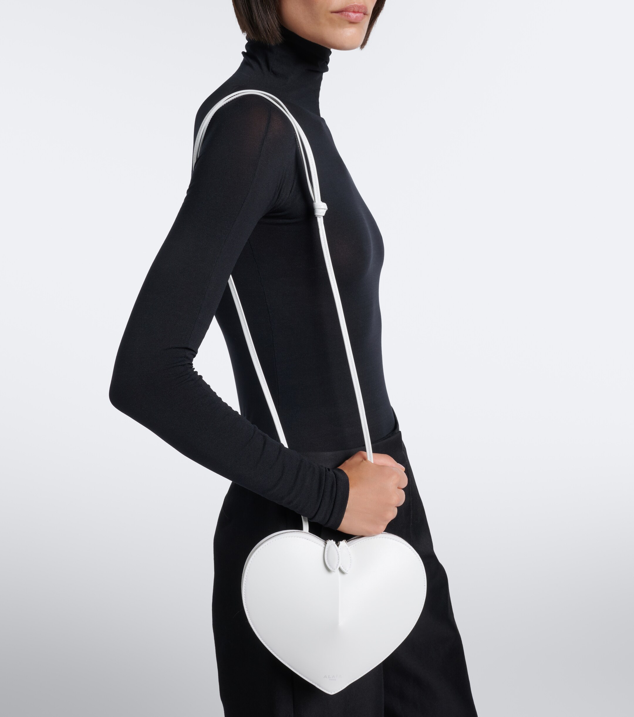 Alaïa Le Coeur leather crossbody bag