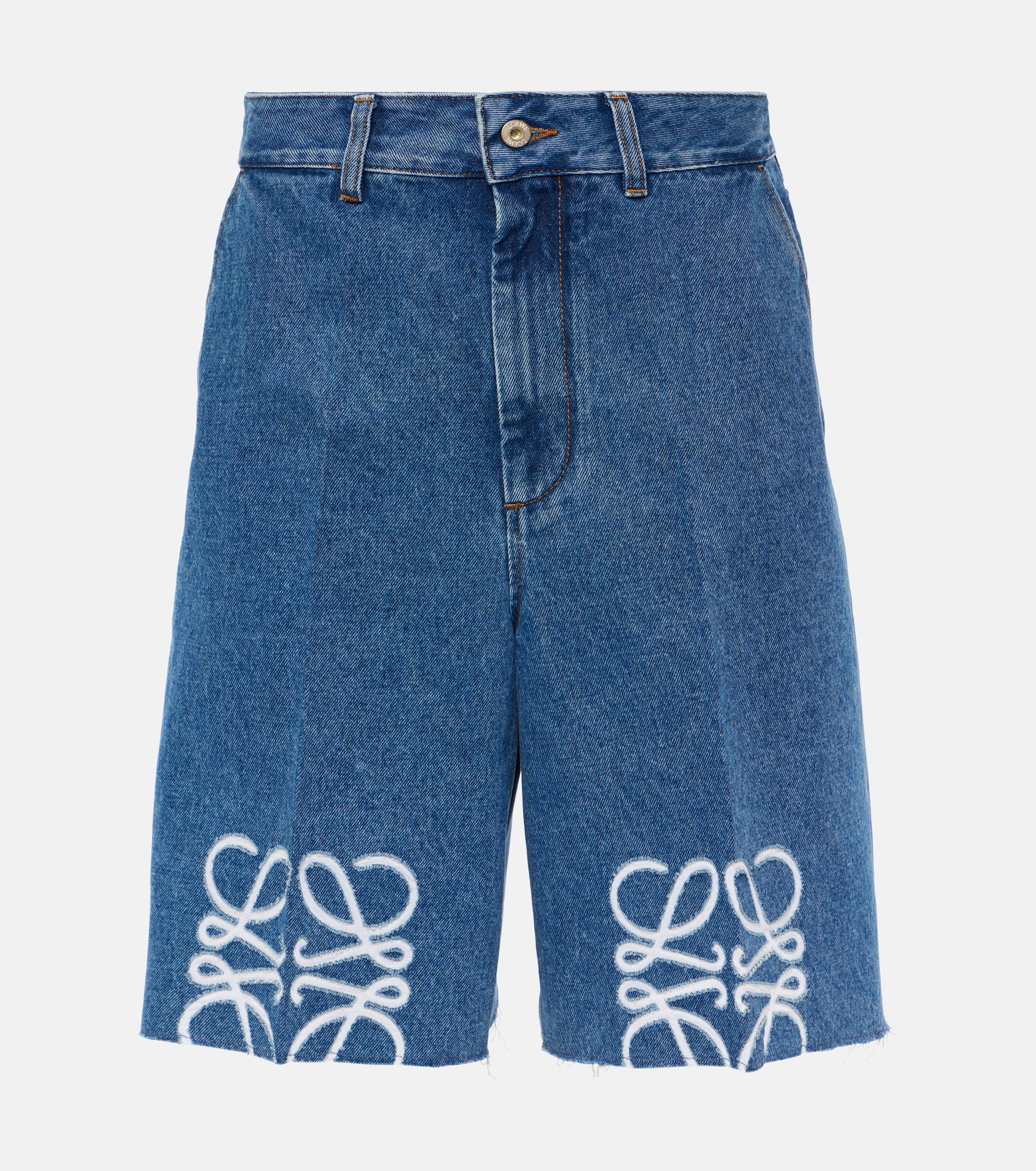 Loewe Anagram denim Bermuda shorts thumbnail