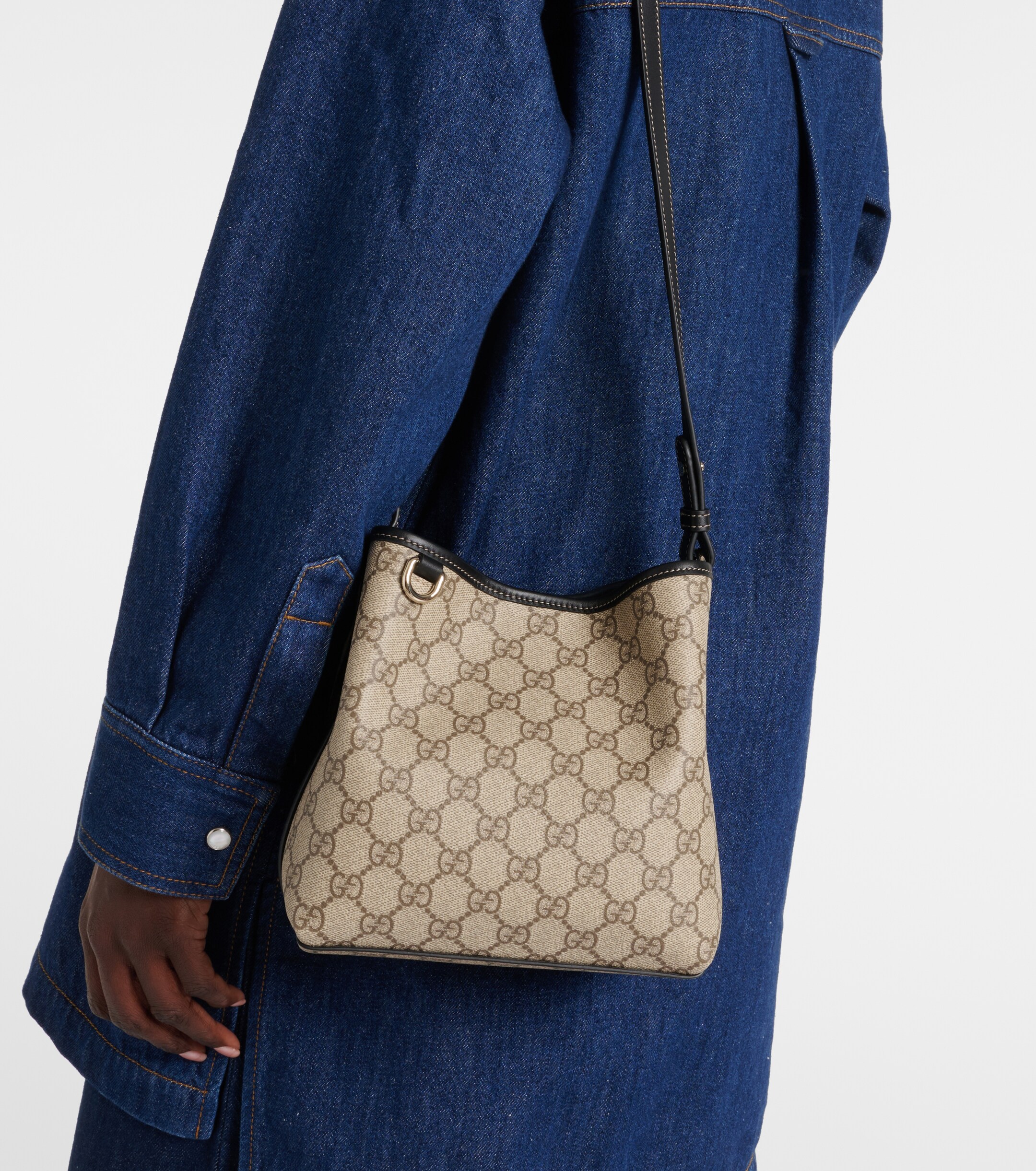 Gucci GG Emblem Mini coated canvas tote bag