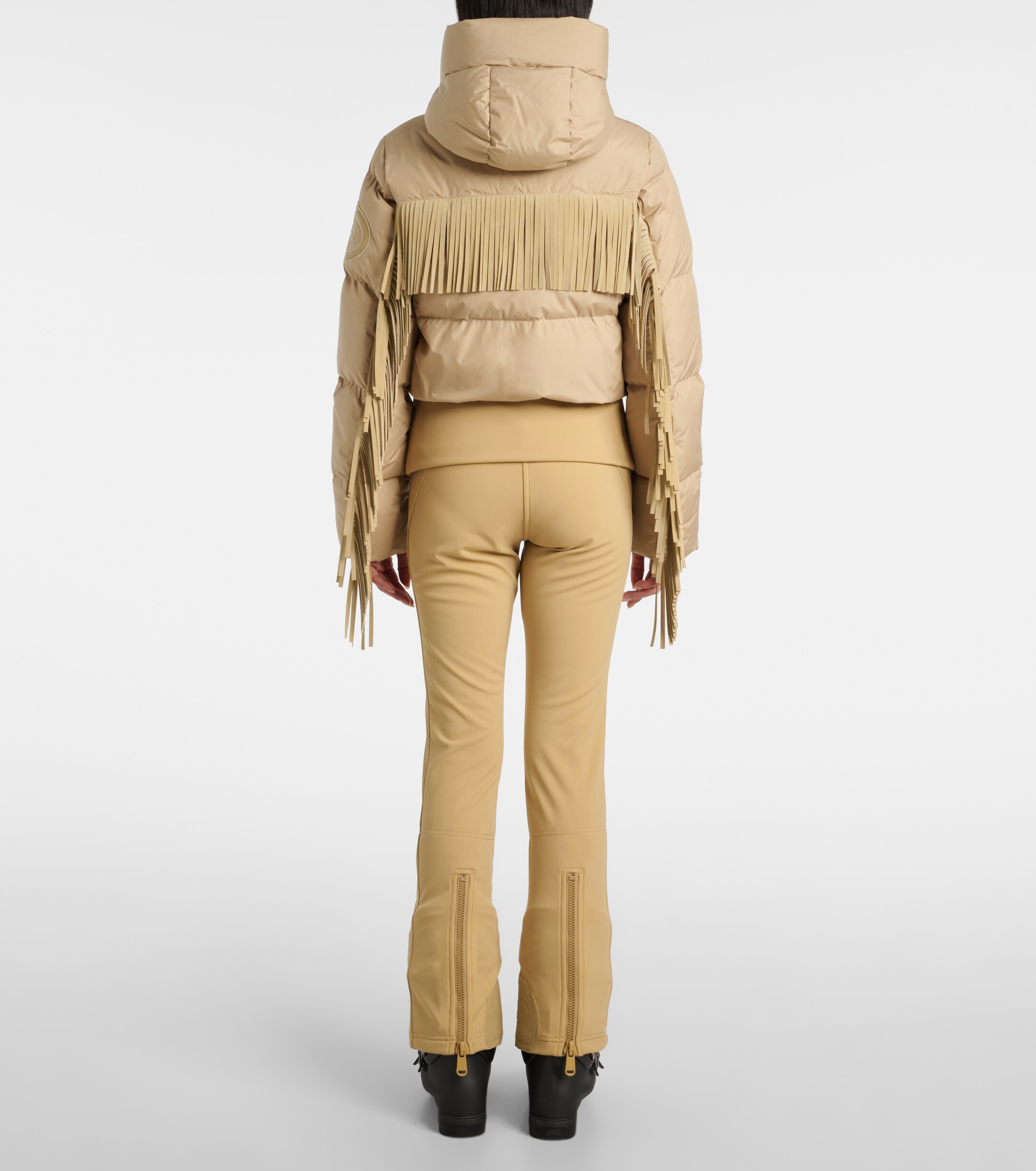 GOLDBERGH Goldbergh Marna fringed down ski jacket