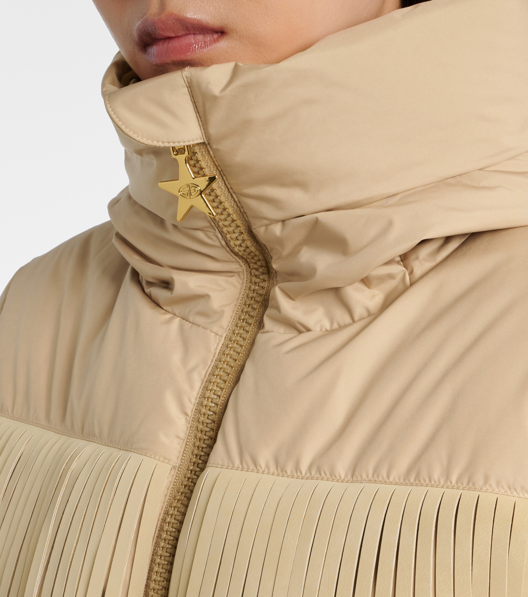 GOLDBERGH Goldbergh Marna fringed down ski jacket