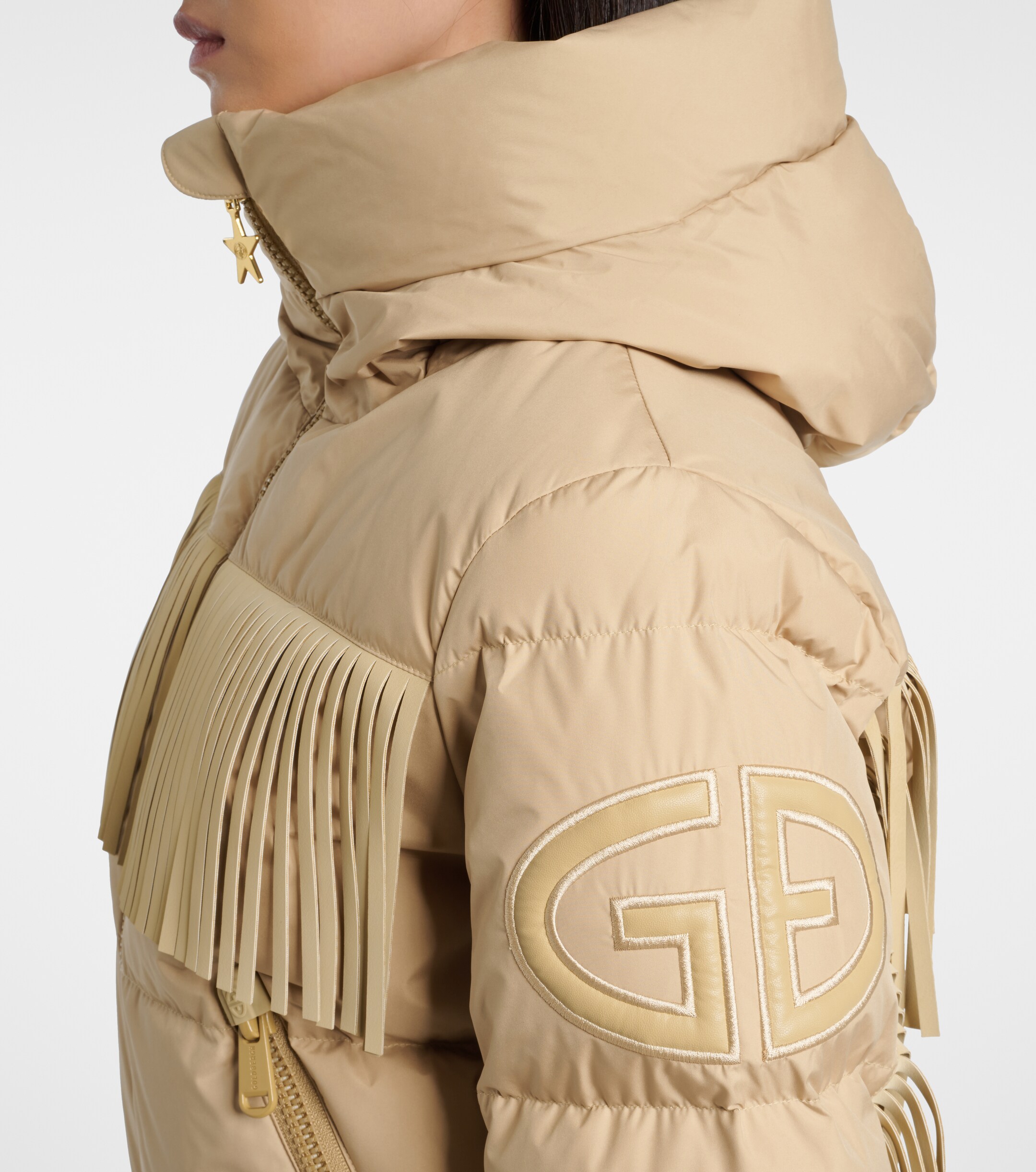 GOLDBERGH Goldbergh Marna fringed down ski jacket