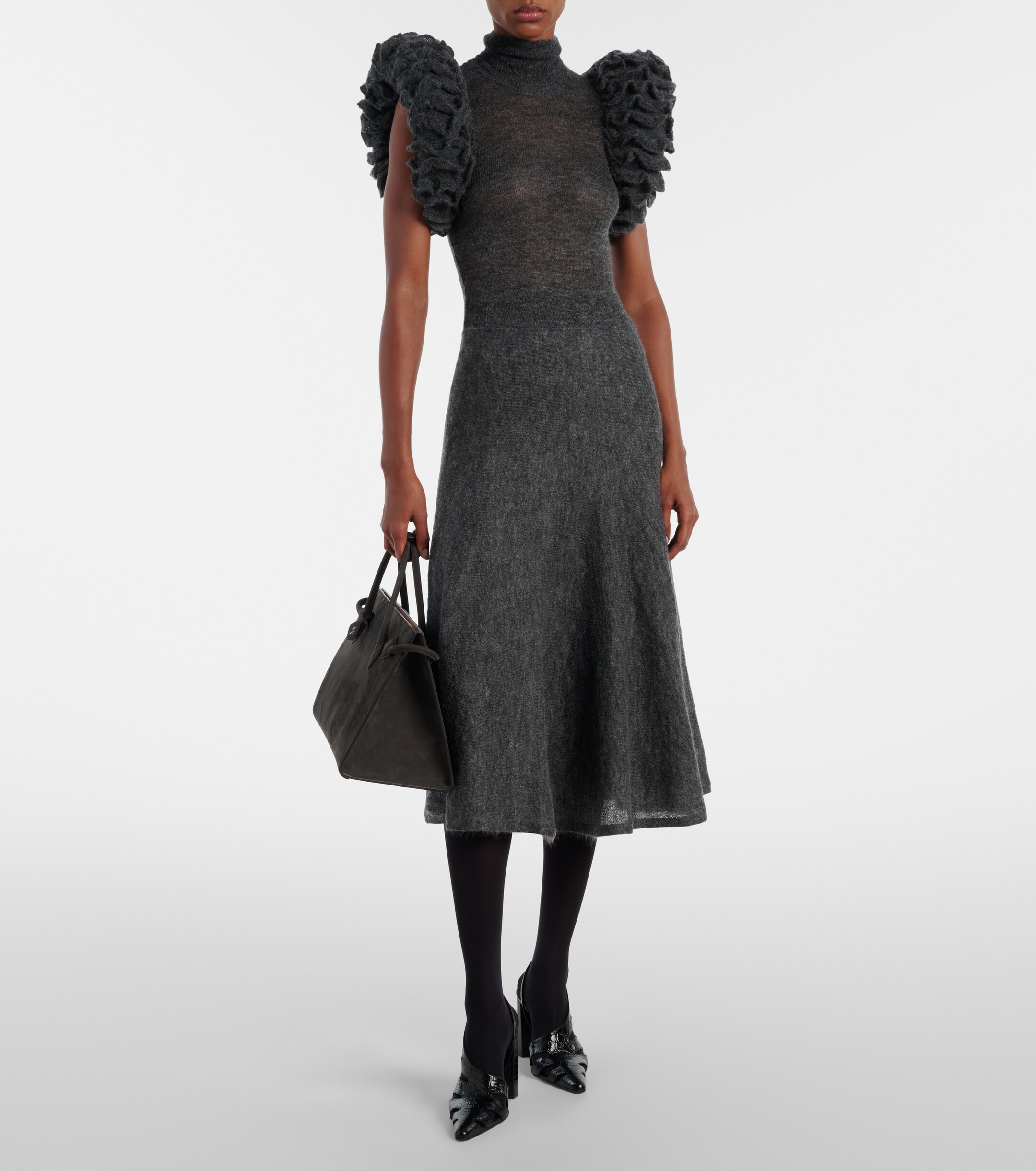 Alaïa Le Teckel Large leather shoulder bag