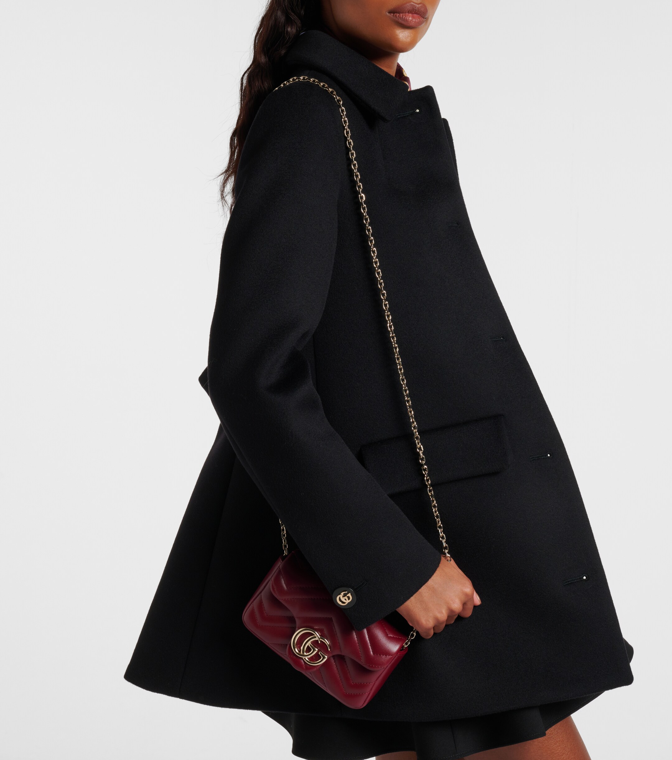 Gucci GG Marmont Mini leather crossbody bag