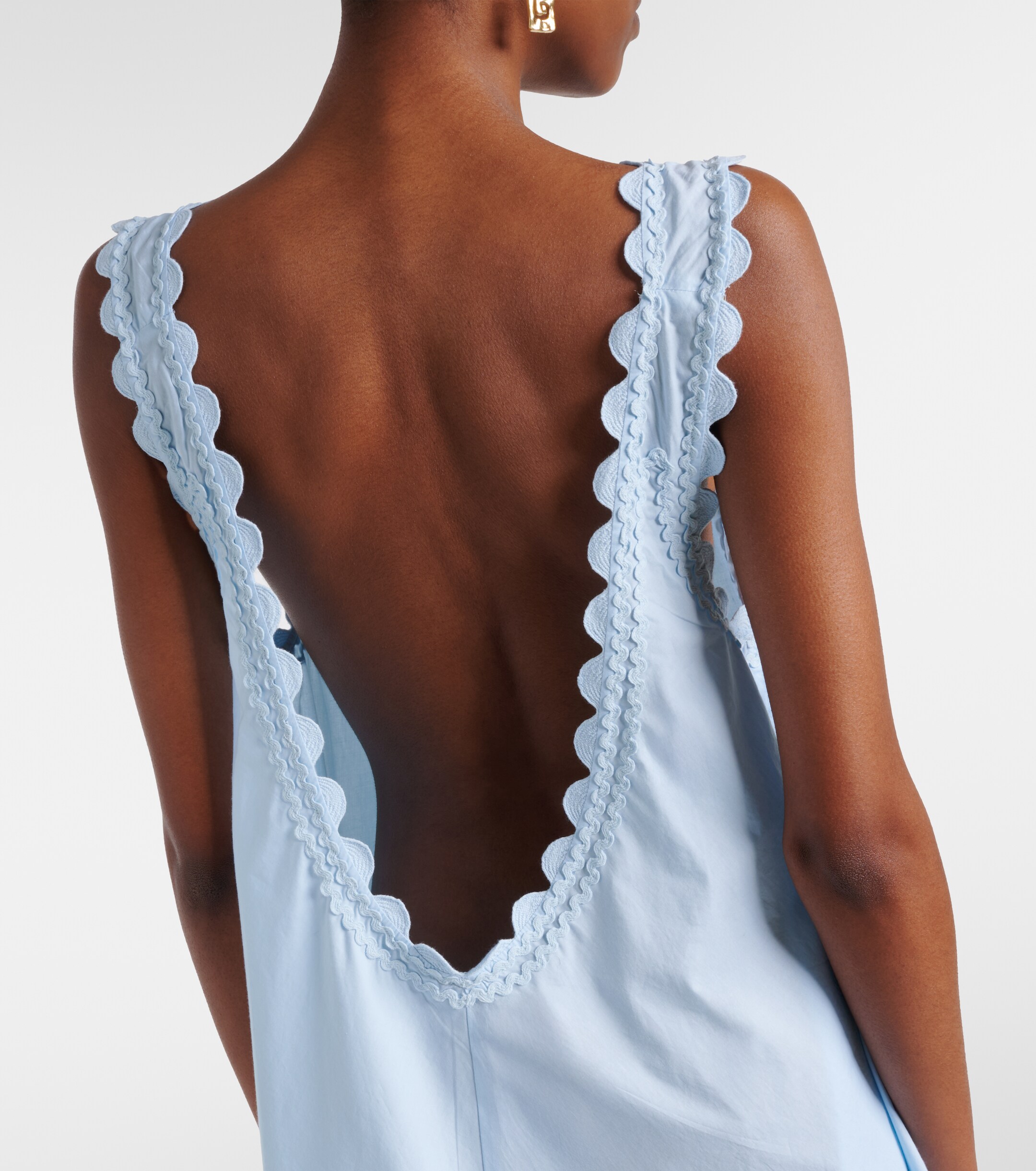 Juliet Dunn - Embroidered cotton minidress | Plush