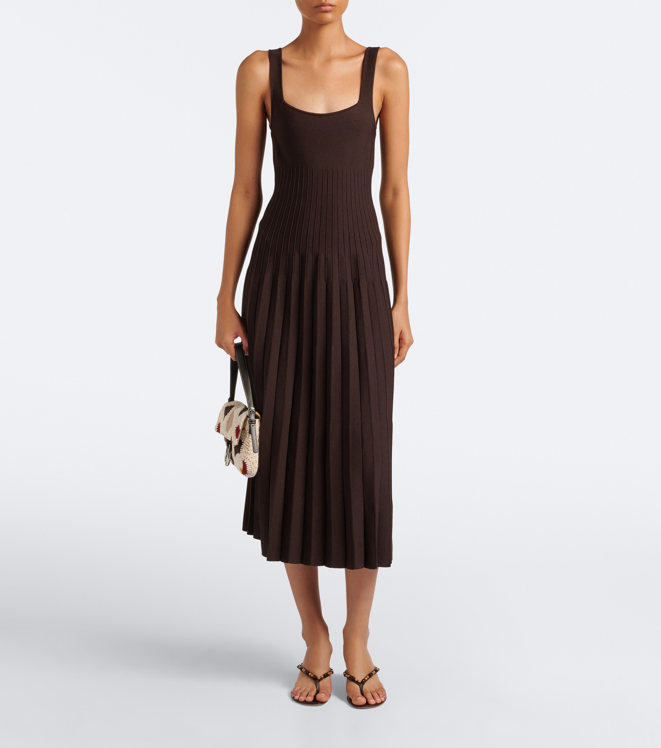 Staud Harlow Small suede and crochet shoulder bag