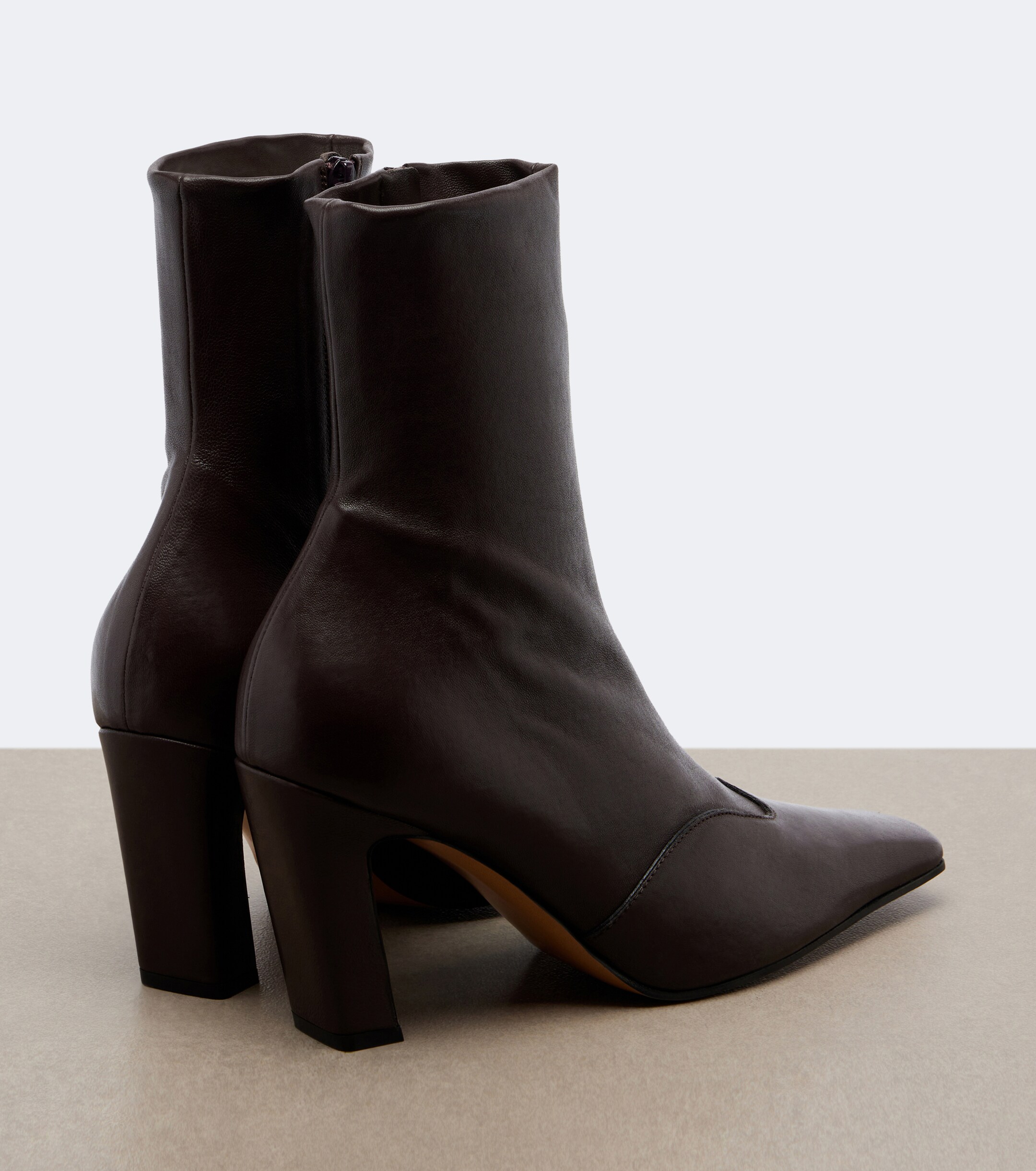 KHAITE Khaite Nevada leather ankle boots