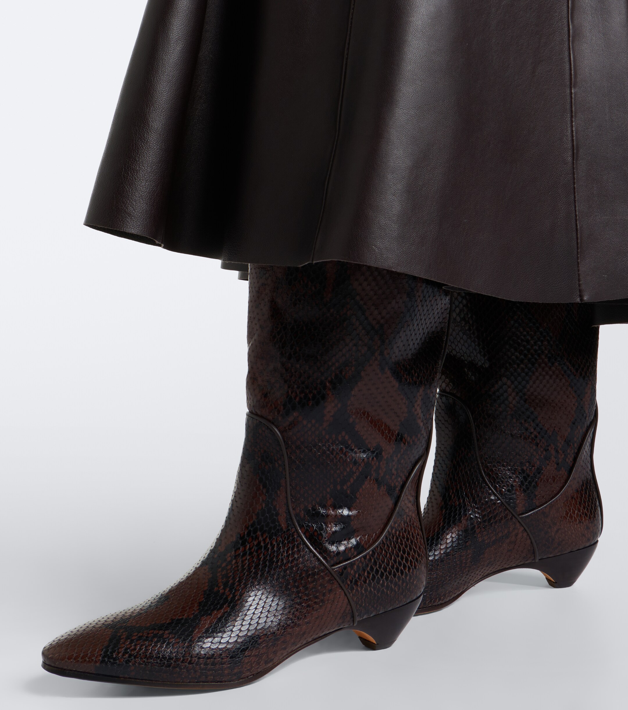 LE MONDE BERYL Le Monde Béryl Allegra leather knee-high boots
