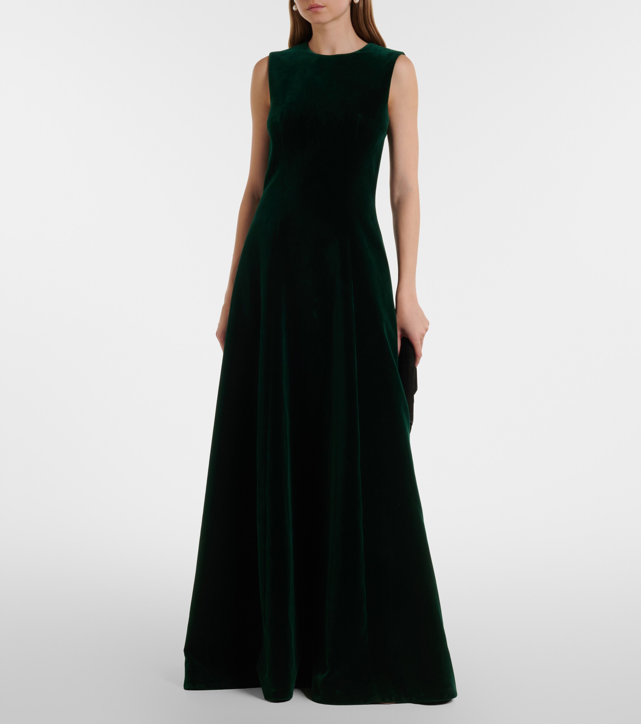 Emilia Wickstead Emilia Wickstead Nodin cotton velour gown
